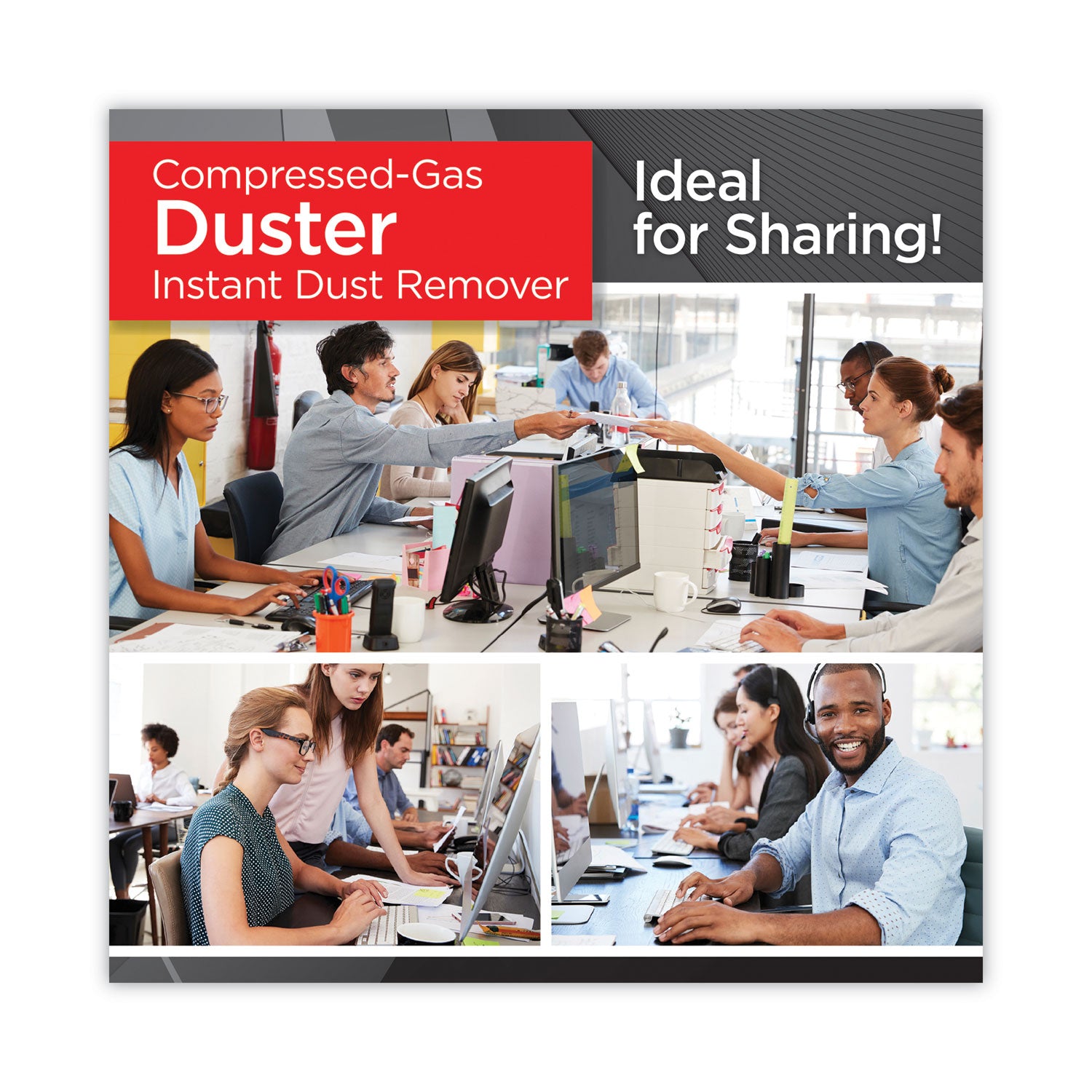 Dust-Off® Disposable Compressed Air Duster, 17 Oz Can, 2/pack