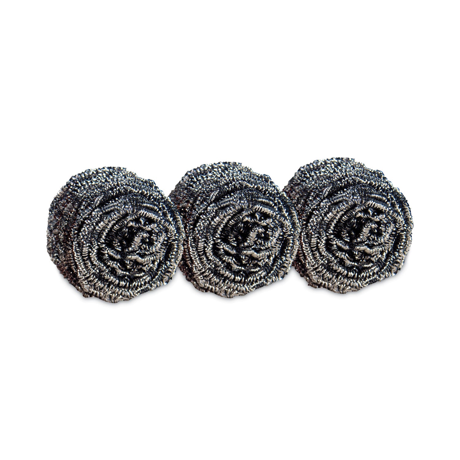 Scotch-Brite® Metal Scrubbing Pads, 2.25 X 2.75, Silver, 3/pack, 8 Packs/carton