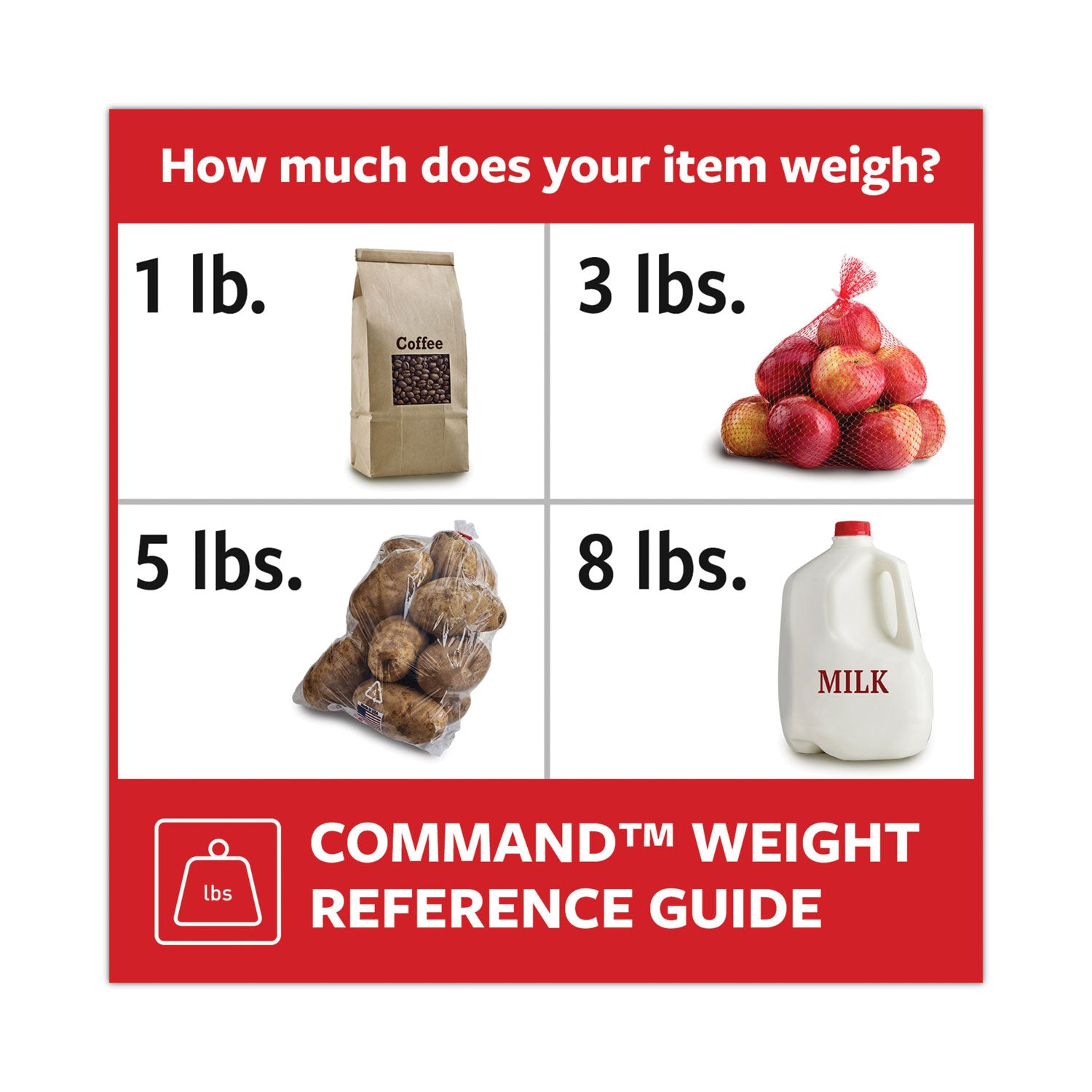 Command™ Picture Hanging Strips, Value Pack, Medium, Removable, Holds Up To 12 Lbs, 0.75 X 2.75, White, 132 Pairs/pack