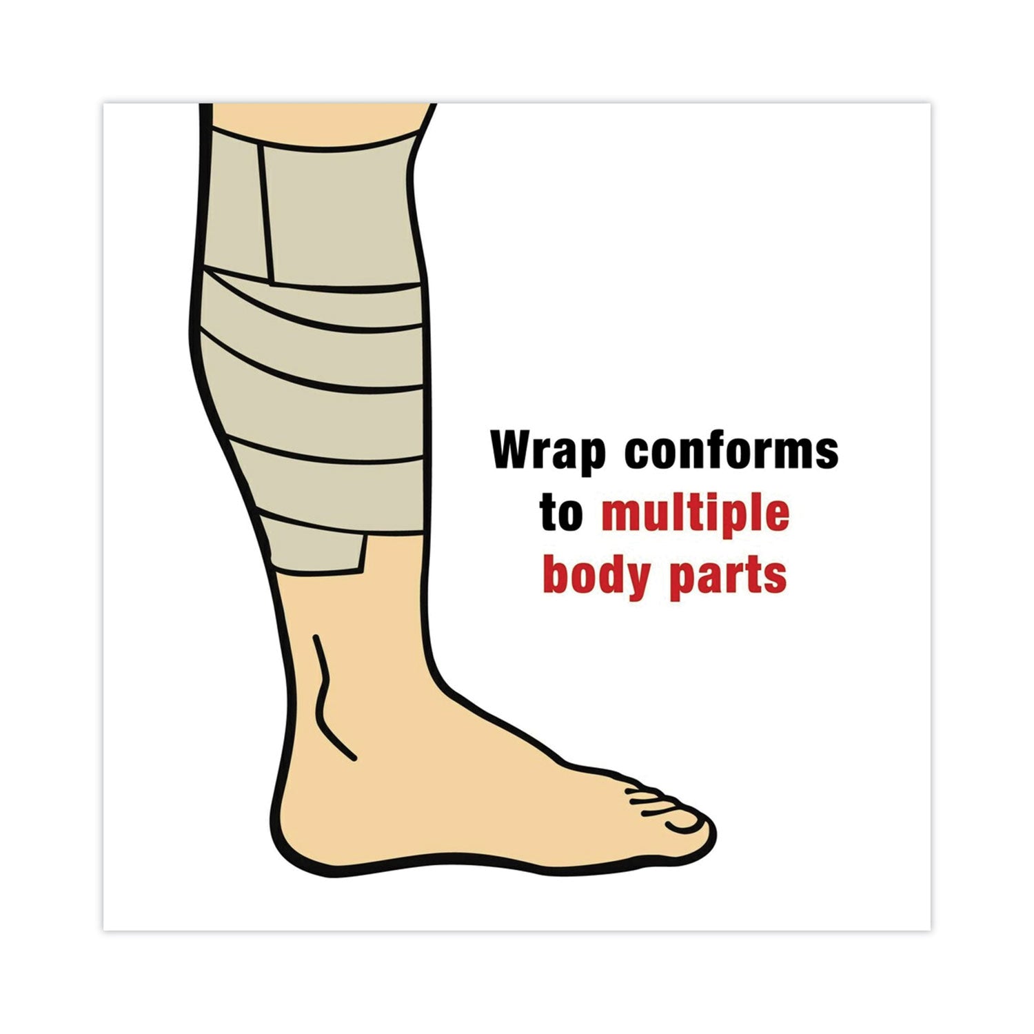 ACE™ Self-Adhesive Bandage, 3 X 50