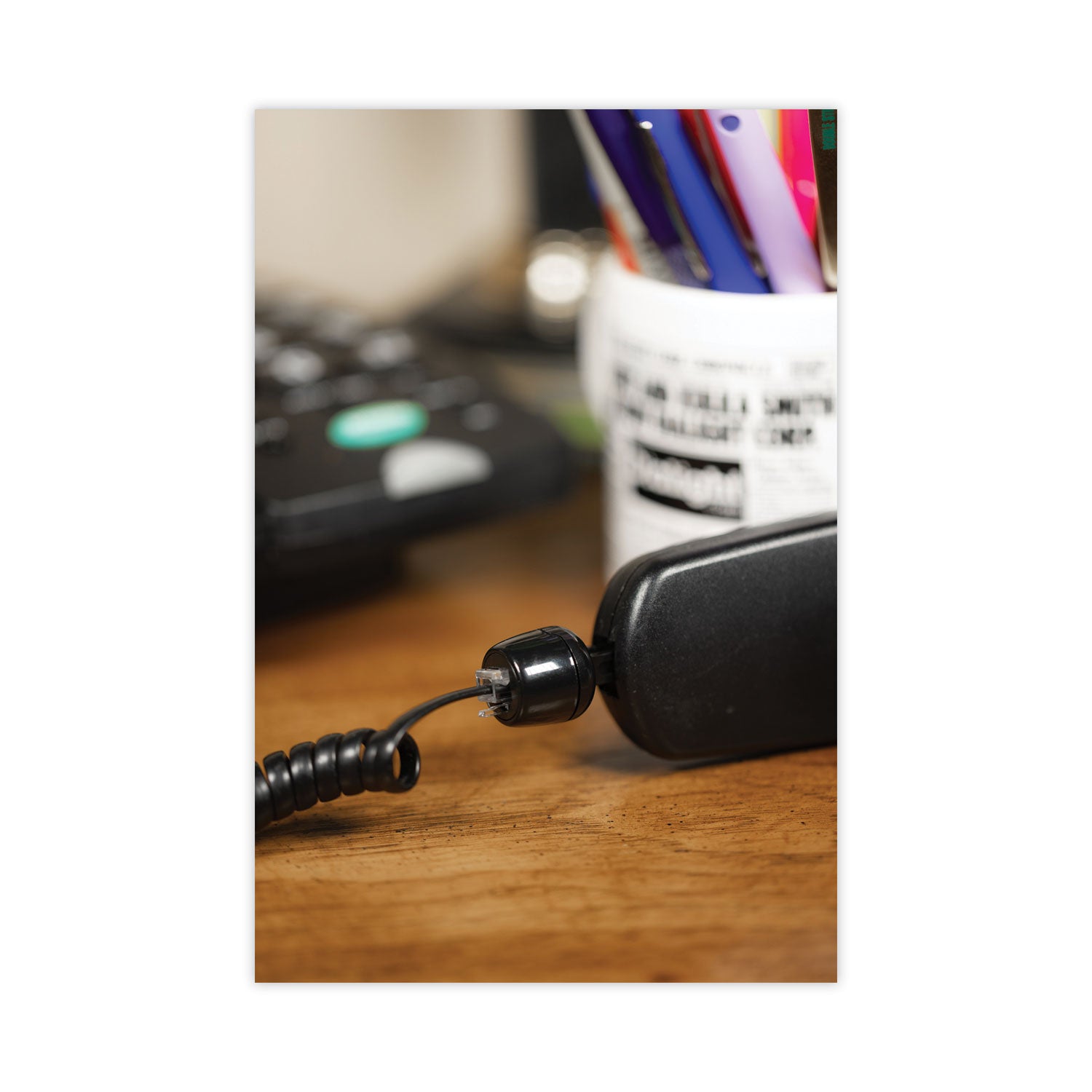 Softalk® Untangler Rotating Phone Cord Detangler, Black