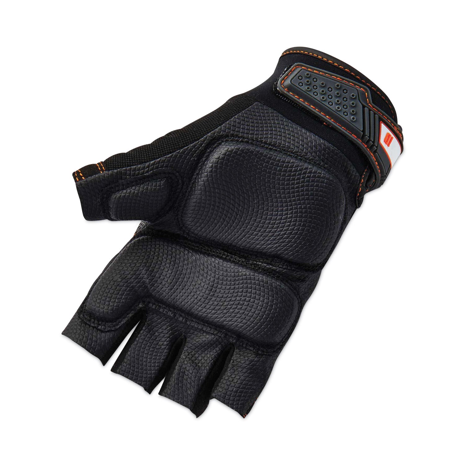 ergodyne® ProFlex 900 Half-Finger Impact Gloves, Black, Small, Pair