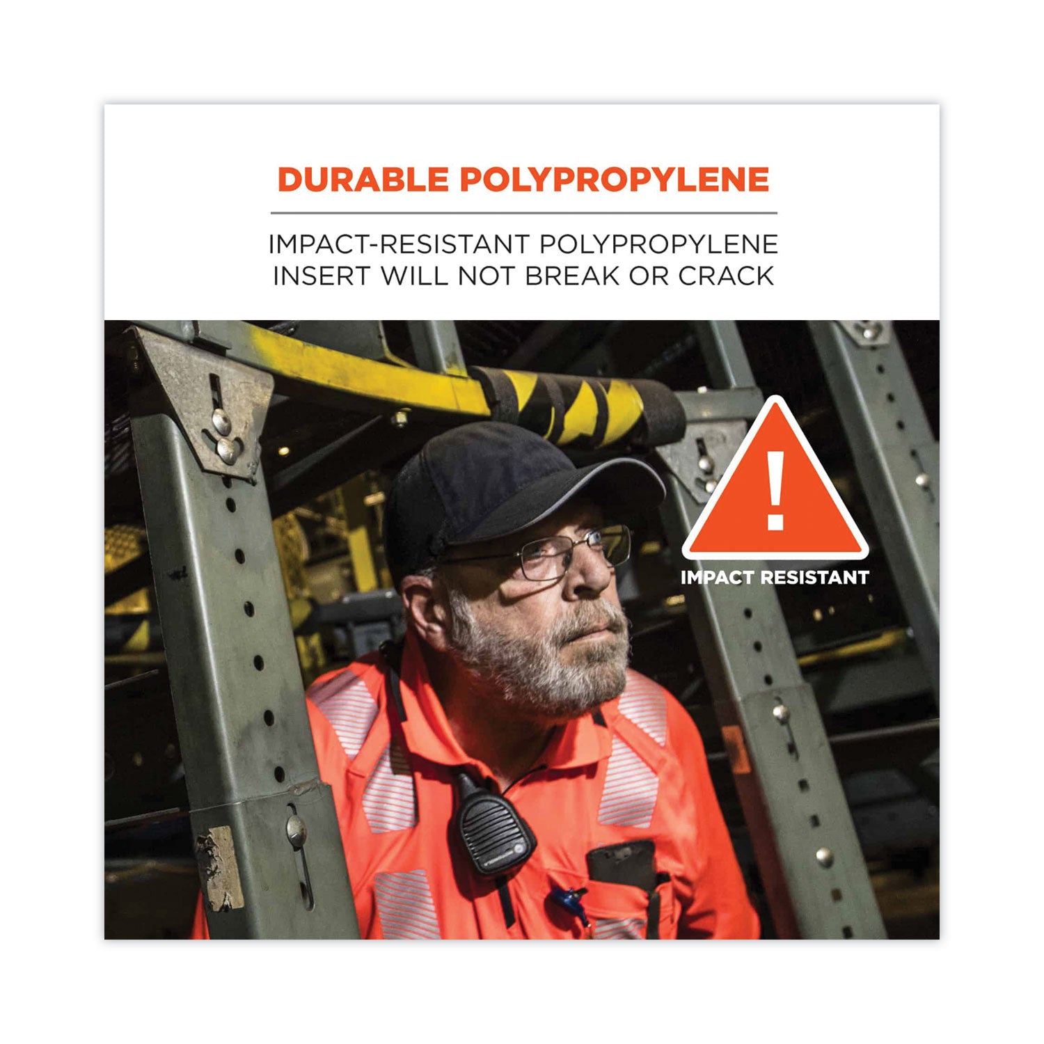 Ergodyne® Skullerz 8945 Universal Bump Cap Insert, Gray