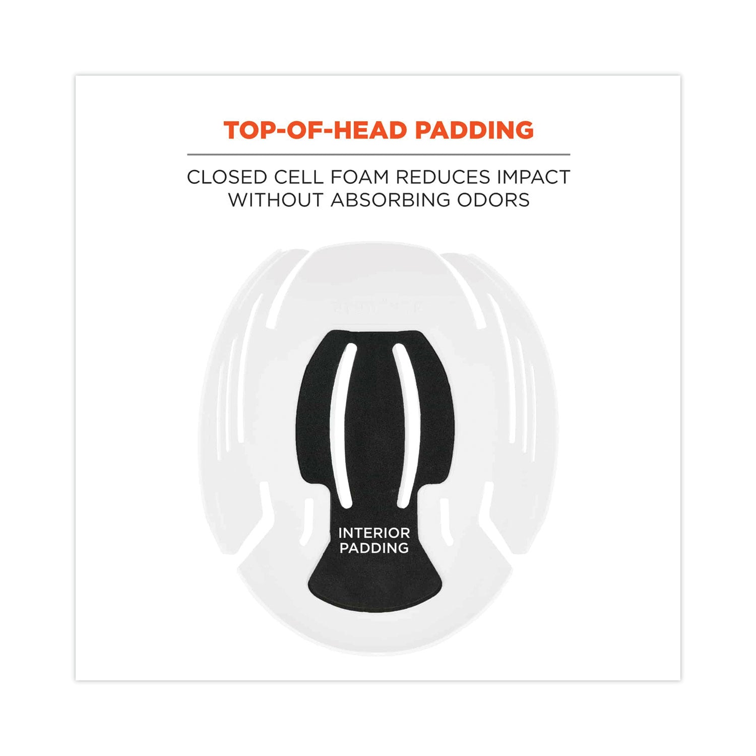 Ergodyne® Skullerz 8945 Universal Bump Cap Insert, Gray