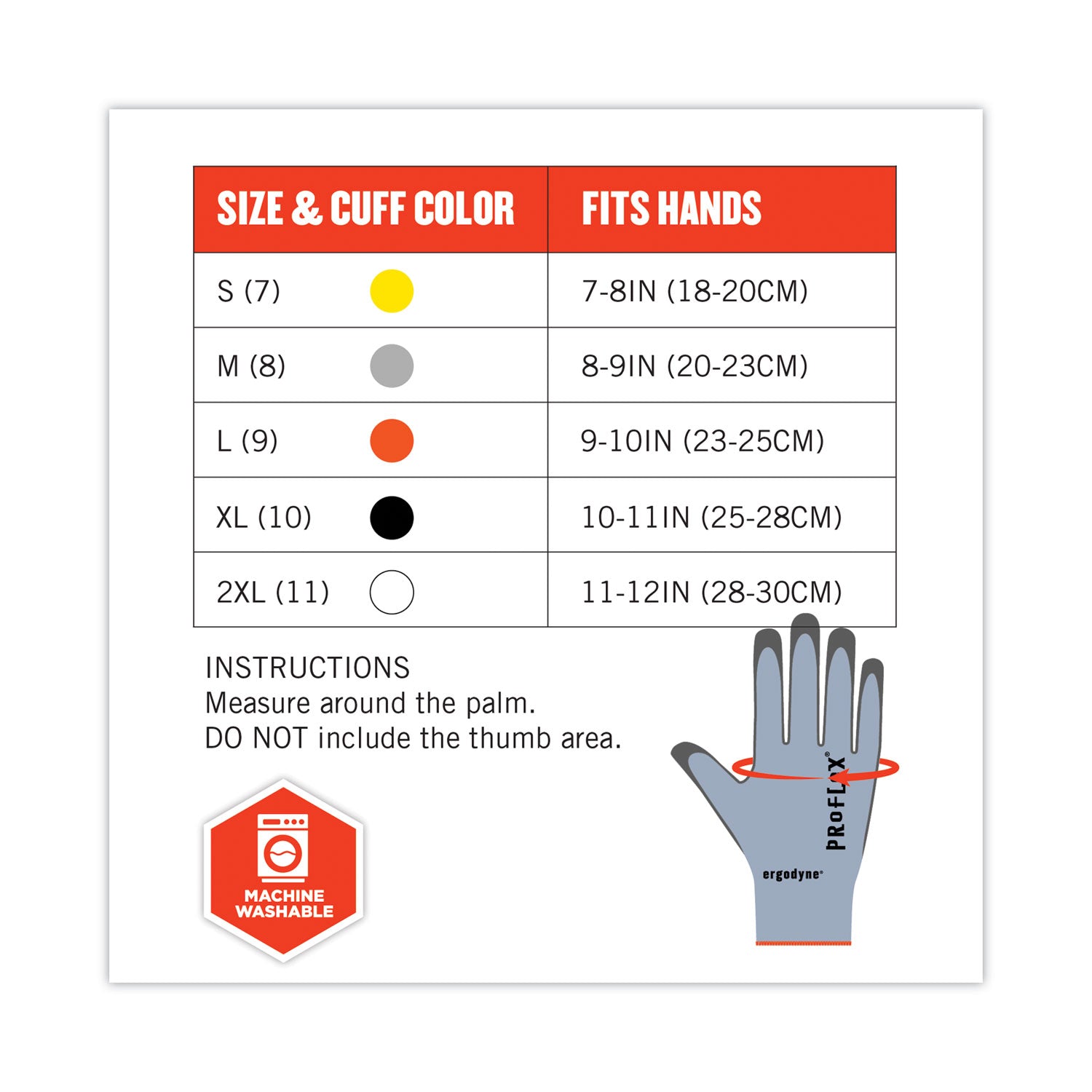 ergodyne® ProFlex 7025 ANSI A2 PU Coated CR Gloves, Blue, Small, 12 Pairs/Pack