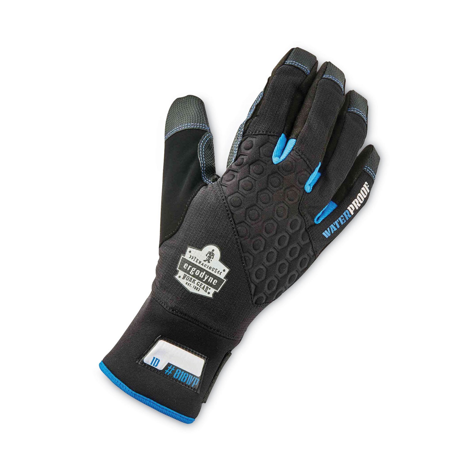 ergodyne® ProFlex 818WP Thermal WP Gloves with Tena-Grip, Black, Large, Pair