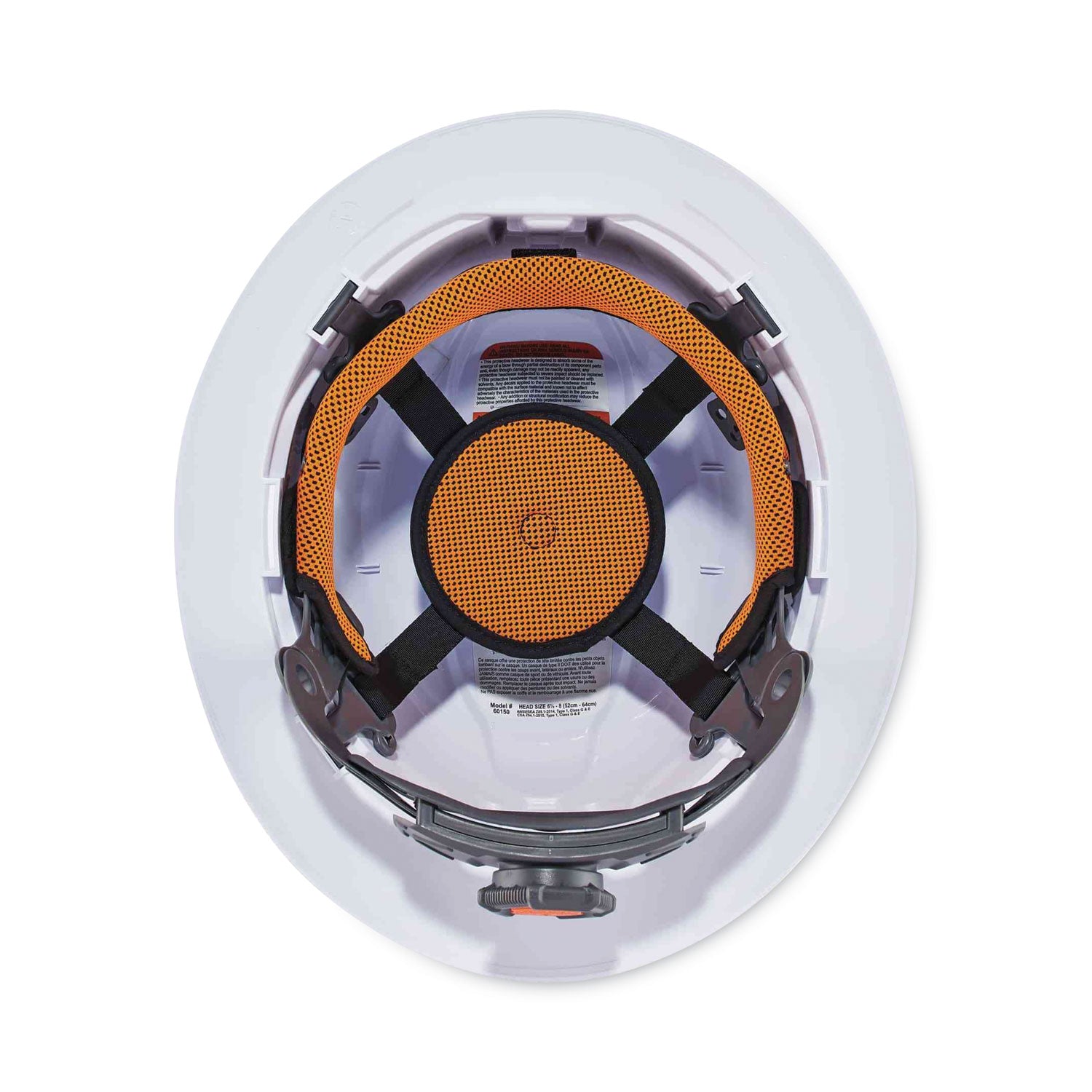 ergodyne® Skullerz 8971 Class E Hard Hat Full Brim, White