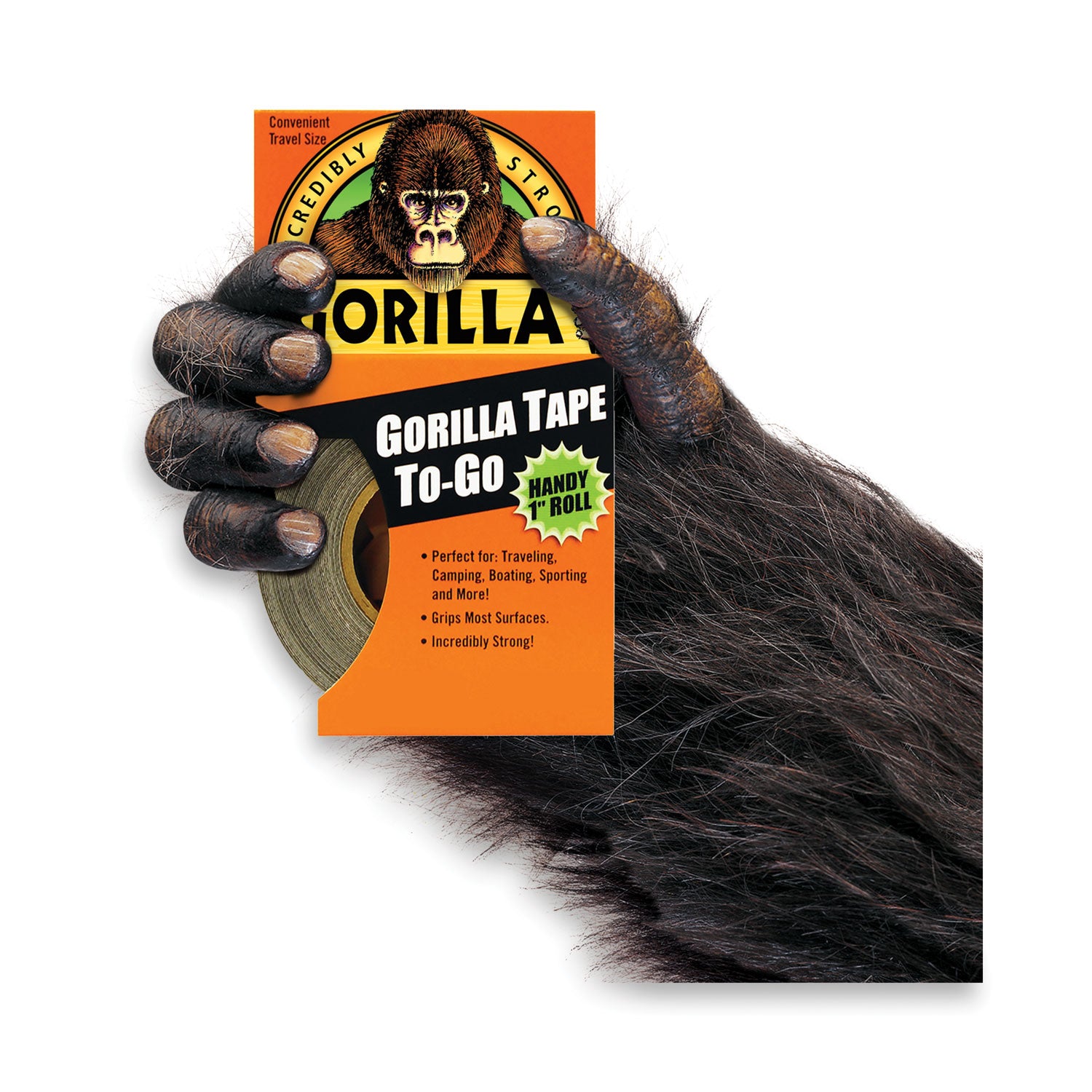 Gorilla® Gorilla Tape, 1.5" Core, 1" X 10 Yds, Black