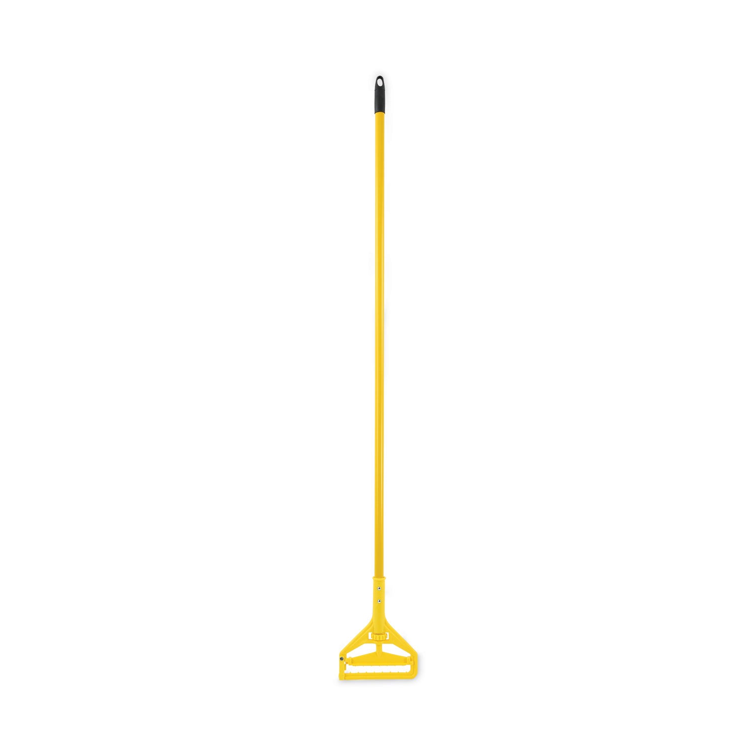 Boardwalk® Looped End Mop Kit, Medium Blue Cotton/rayon/synthetic Head, 60" Yellow Metal/polypropylene Handle