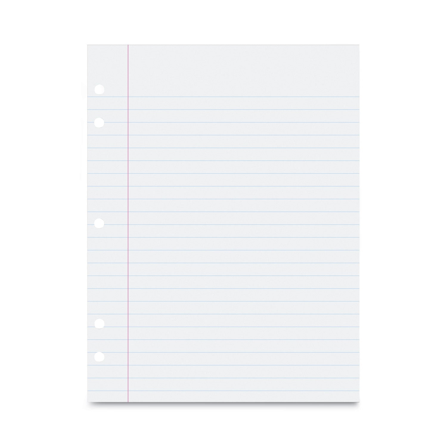 Composition Paper, 5-Hole, 8 x 10.5, Wide/Legal Rule, 500/Pack