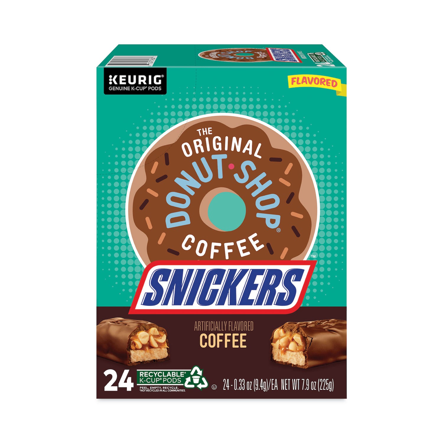 The Original Donut Shop® SNICKERS Flavored Coffee K-Cups, 24/Box