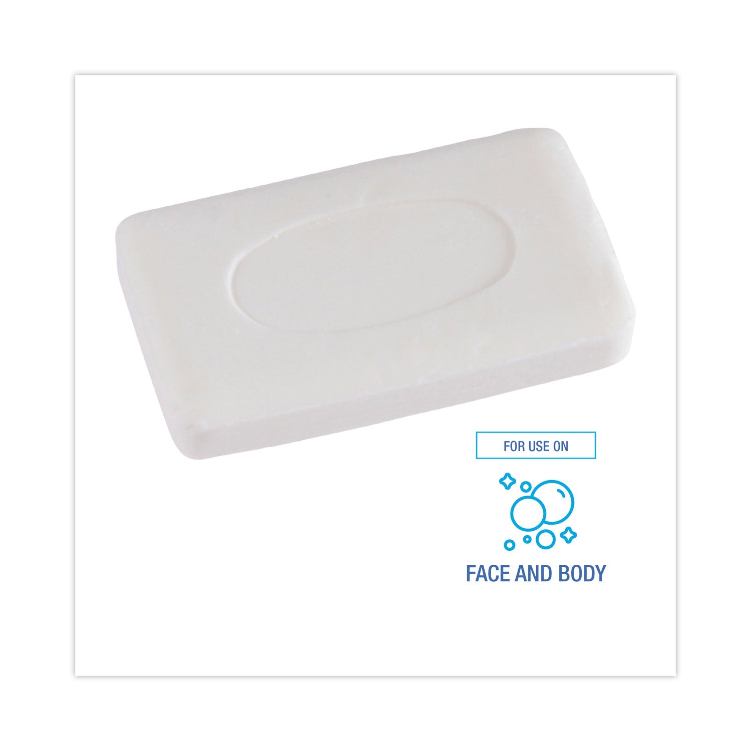 Boardwalk® Face and Body Amenity Soap, Paper Wrapped, Floral Scent, # 3 Bar, 144/Carton