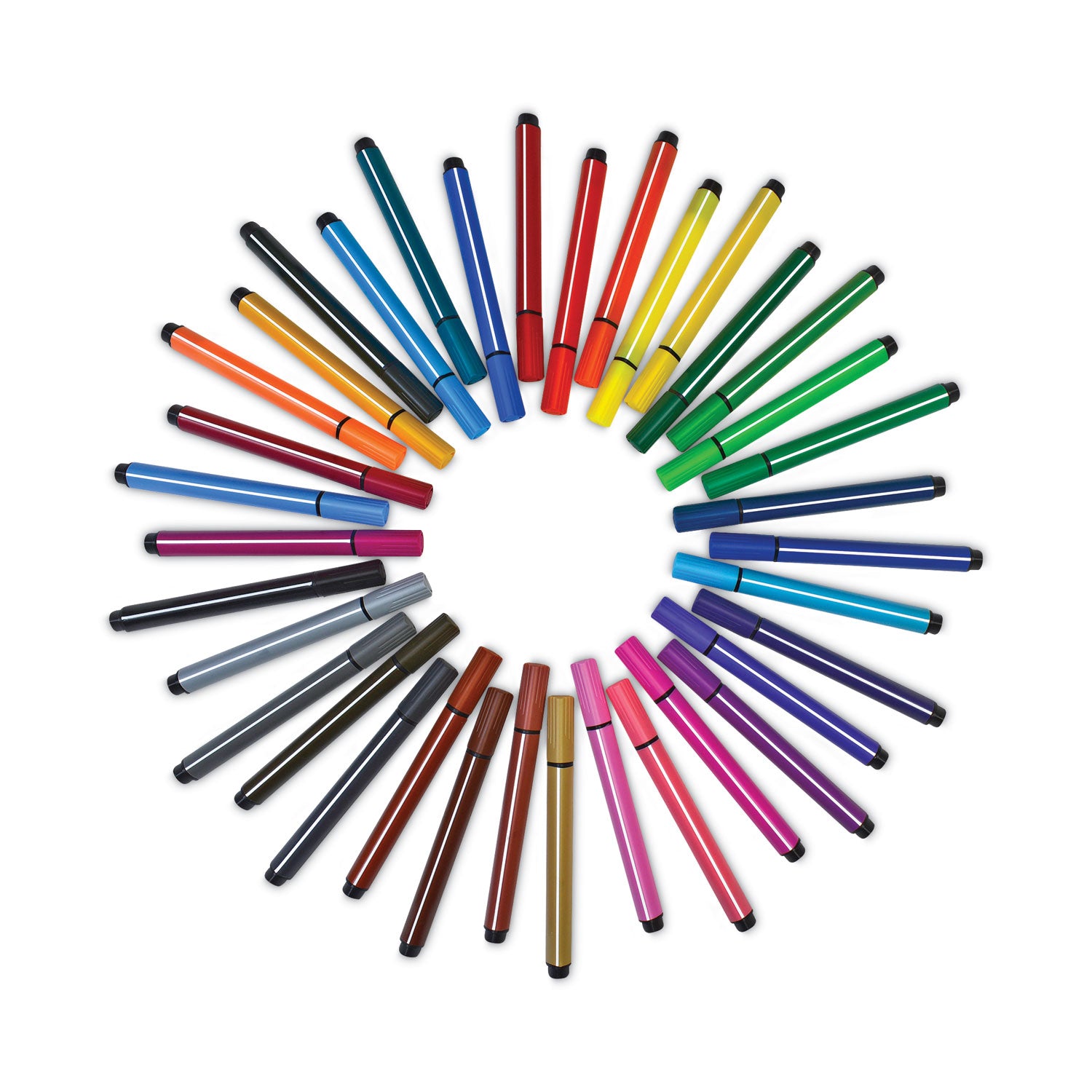 TPG Creations™ Magic Stix Markers, Fine Bullet Tip, Assorted Colors, 48/Pack
