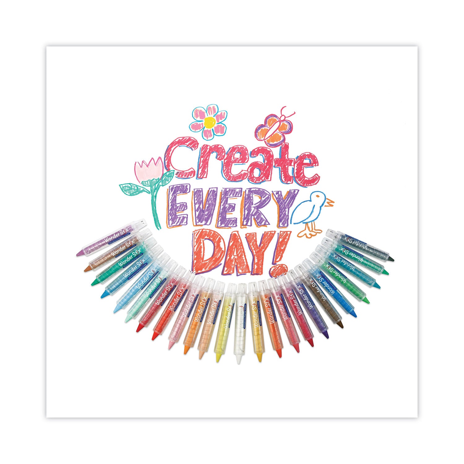 TPG Creations™ Wonder Stix, 3.75 x 0.2, Assorted Colors, 12/Pack