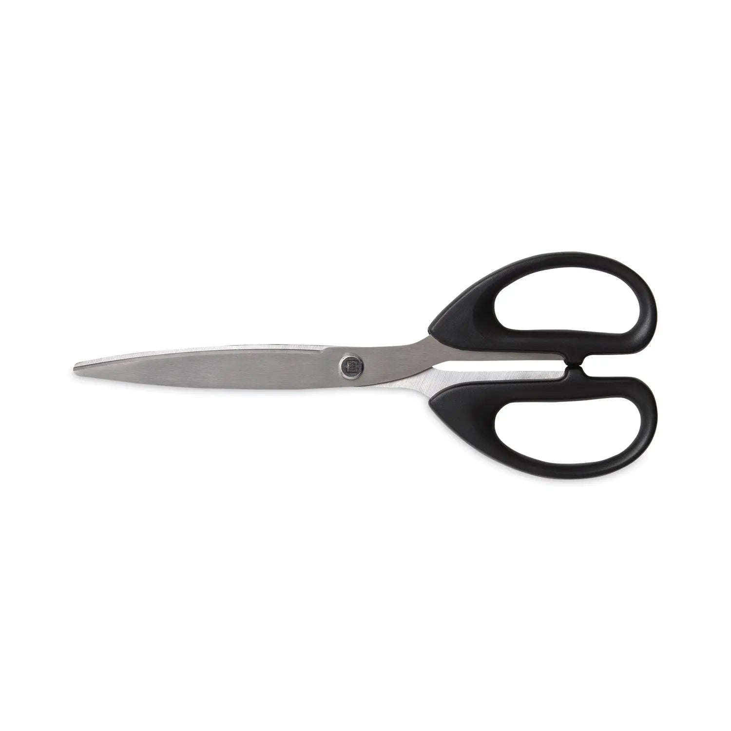 Stainless Steel Scissors, 7" Long, 2.64" Cut Length, Straight Assorted Color Handles, 2/Pack