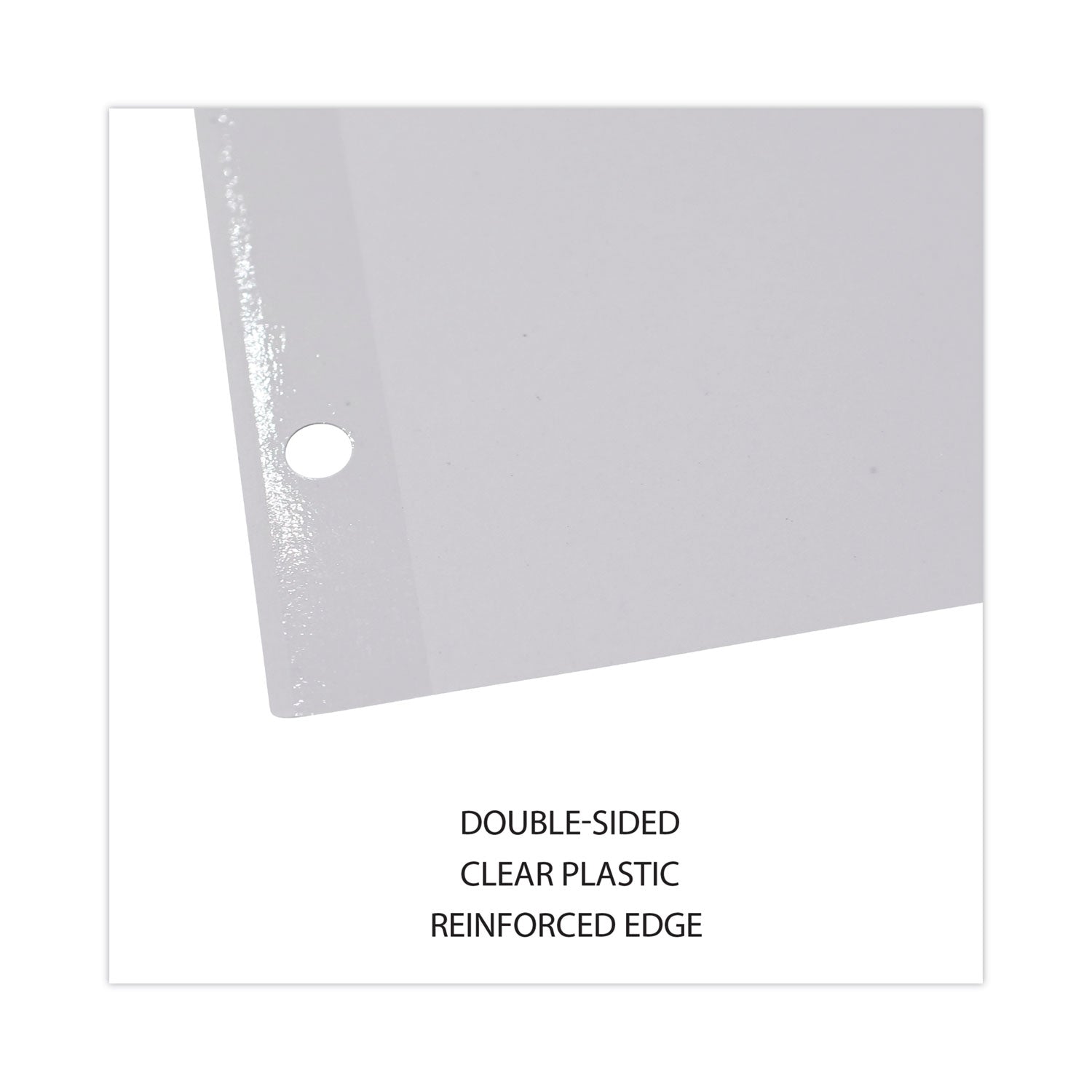 Universal® Deluxe Write-On/Erasable Tab Index, 8-Tab, 11 x 8.5, White, Assorted Tabs, 1 Set