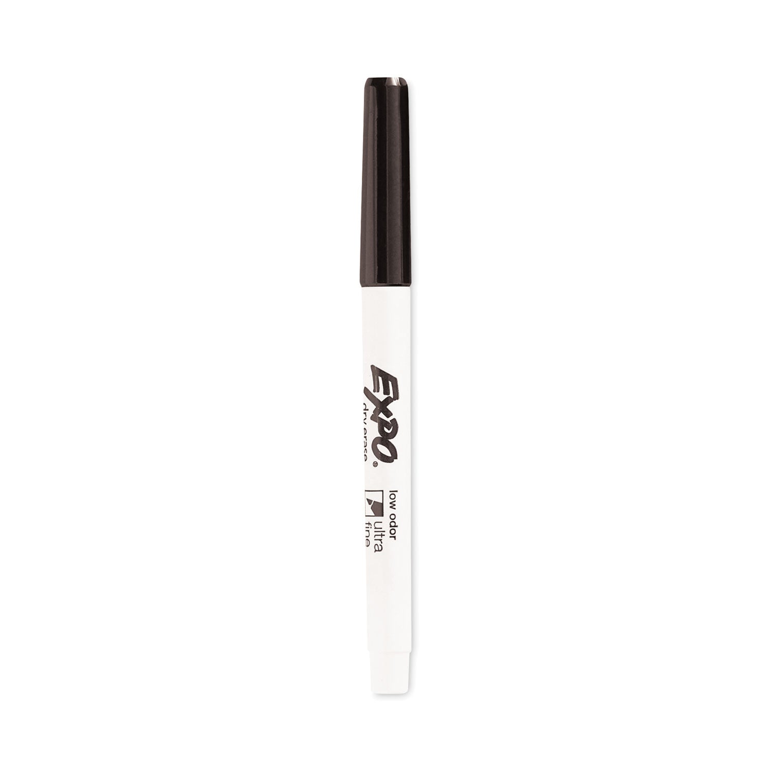 EXPO® Low-Odor Dry-Erase Marker, Extra-Fine Bullet Tip, Black