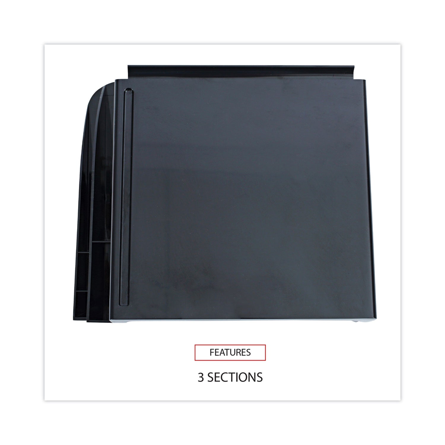 Universal® Recycled Telephone Stand And Message Center, 12.25 X 10.5 X 5.25, Black