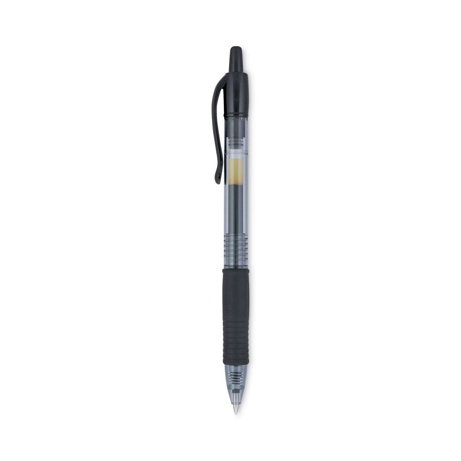 Pilot® G2 Premium Gel Pen Convenience Pack, Retractable, Fine 0.7 mm, Black Ink, Smoke/Black Barrel, 36/Pack