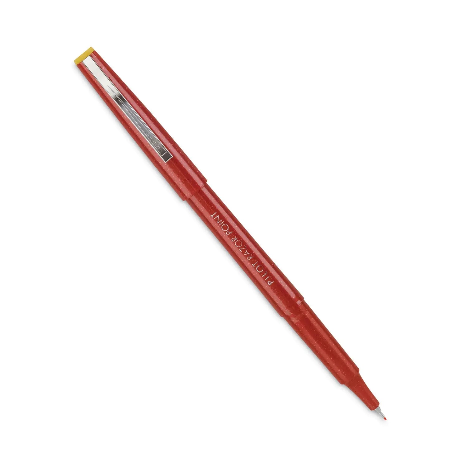 Razor Point Fine Line Porous Point Pen, Stick, Extra-Fine 0.3 mm, Red Ink, Red Barrel, Dozen Pilot® Flipcost