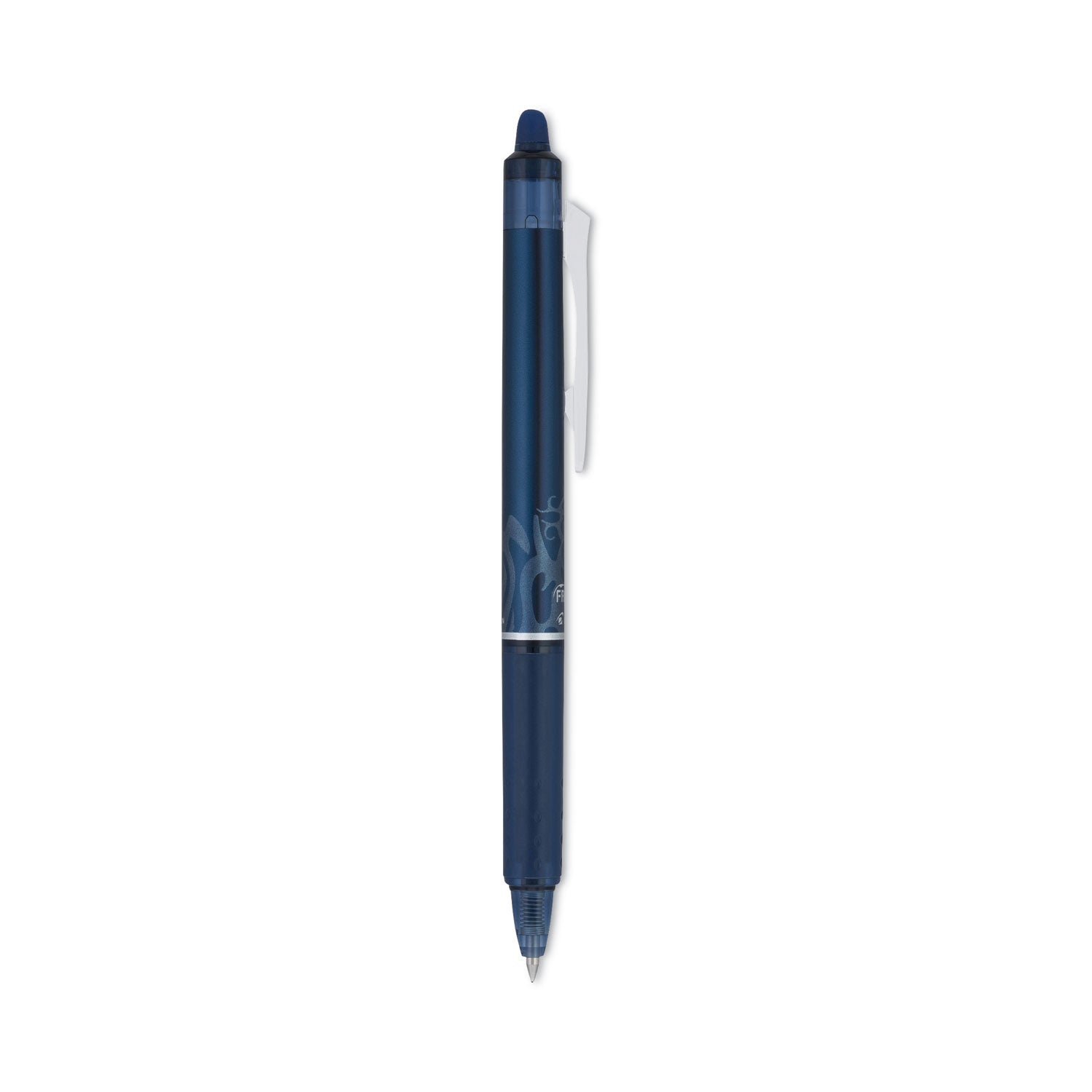 Pilot® Frixion Clicker Erasable Gel Pen, Retractable, Fine 0.7 Mm, Navy Ink, Navy Barrel