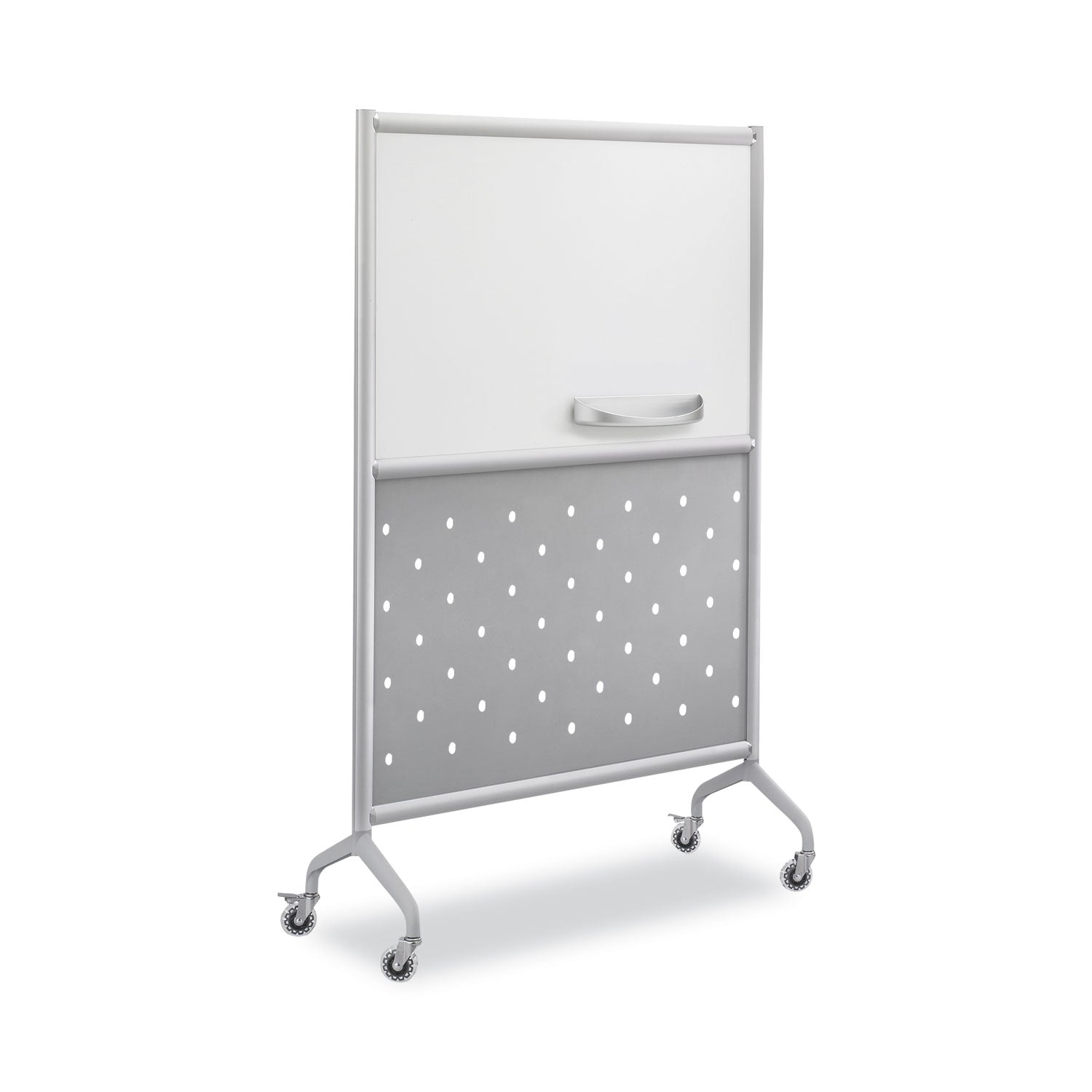 Safco® Rumba Whiteboard Collaboration Screen Accessory Tray, 12.25" x 3.5" x 2.25", Silver