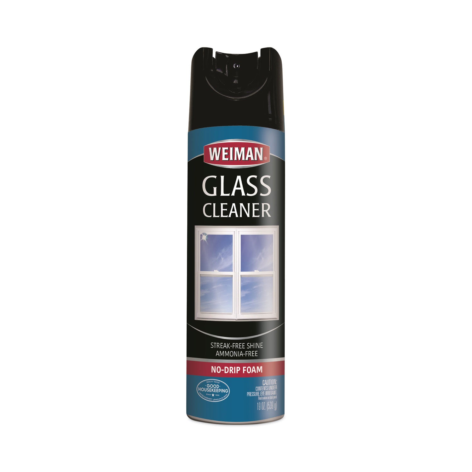 WEIMAN® Foaming Glass Cleaner, 19 Oz Aerosol Spray Can, 6/carton