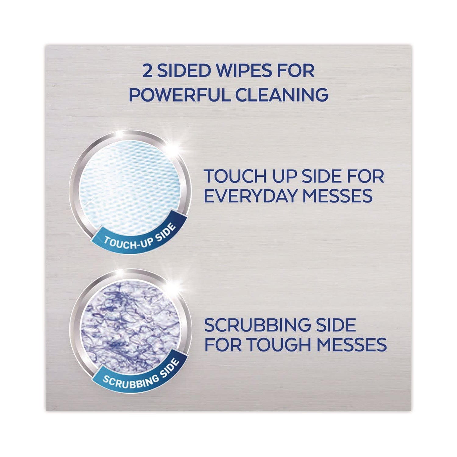 LYSOL® Brand Dual Action Disinfecting Wipes, 1-Ply, 7 x 7.5, Citrus, White/Purple, 75/Canister, 6 Canisters/Carton