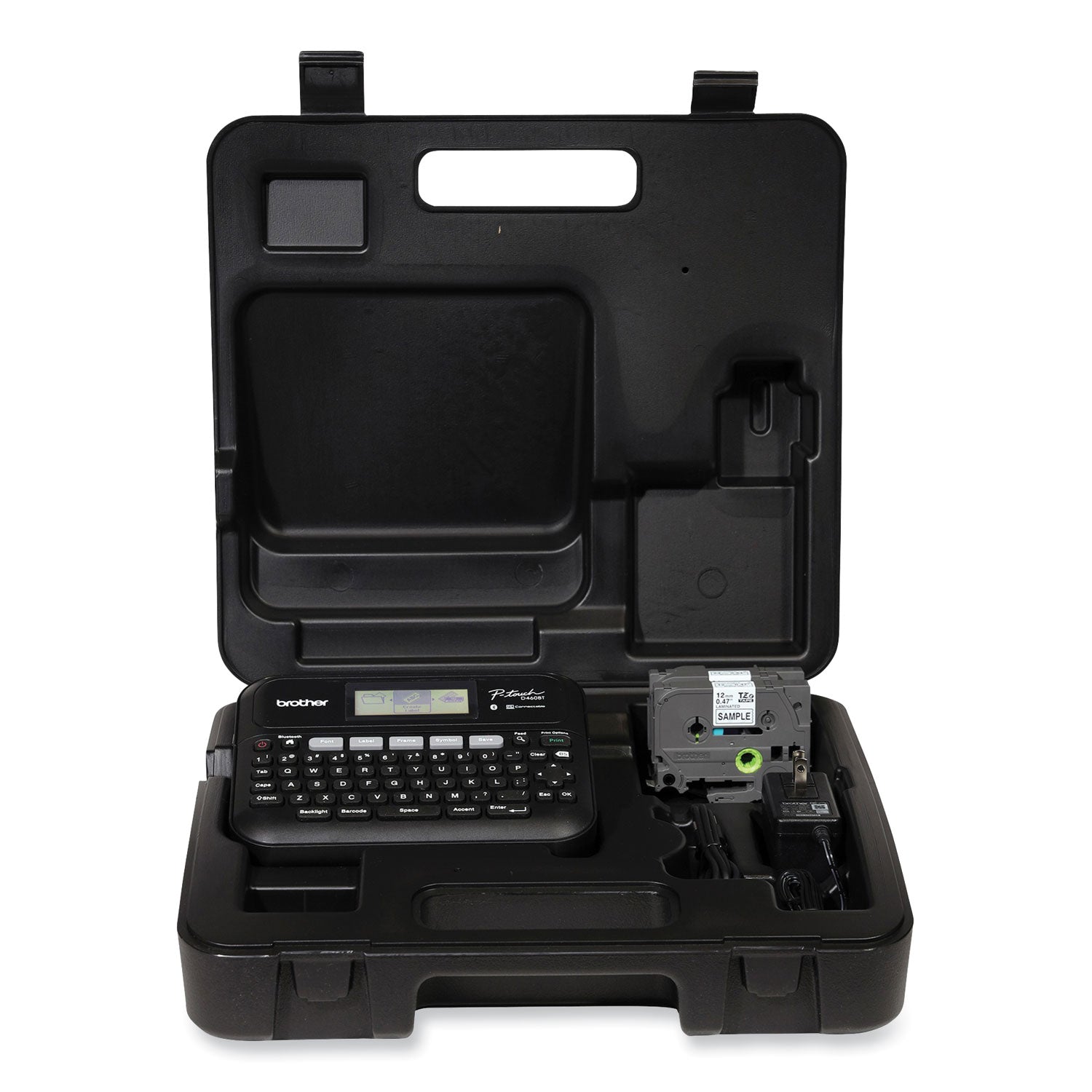 Brother P-Touch® P-Touch Business Expert Connected Label Maker, With 2 Rolls Sample Tapes, 30 mm/s Print Speed, 7.4 x 7 x 2.8