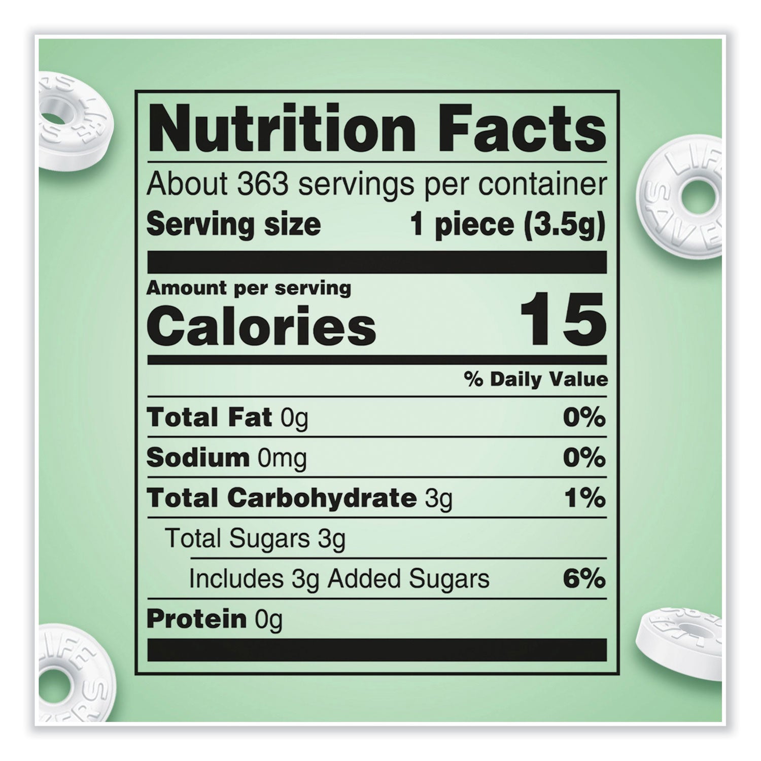 LifeSavers® Hard Candy Mints, Wint-O-Green, 44.93 oz Bag