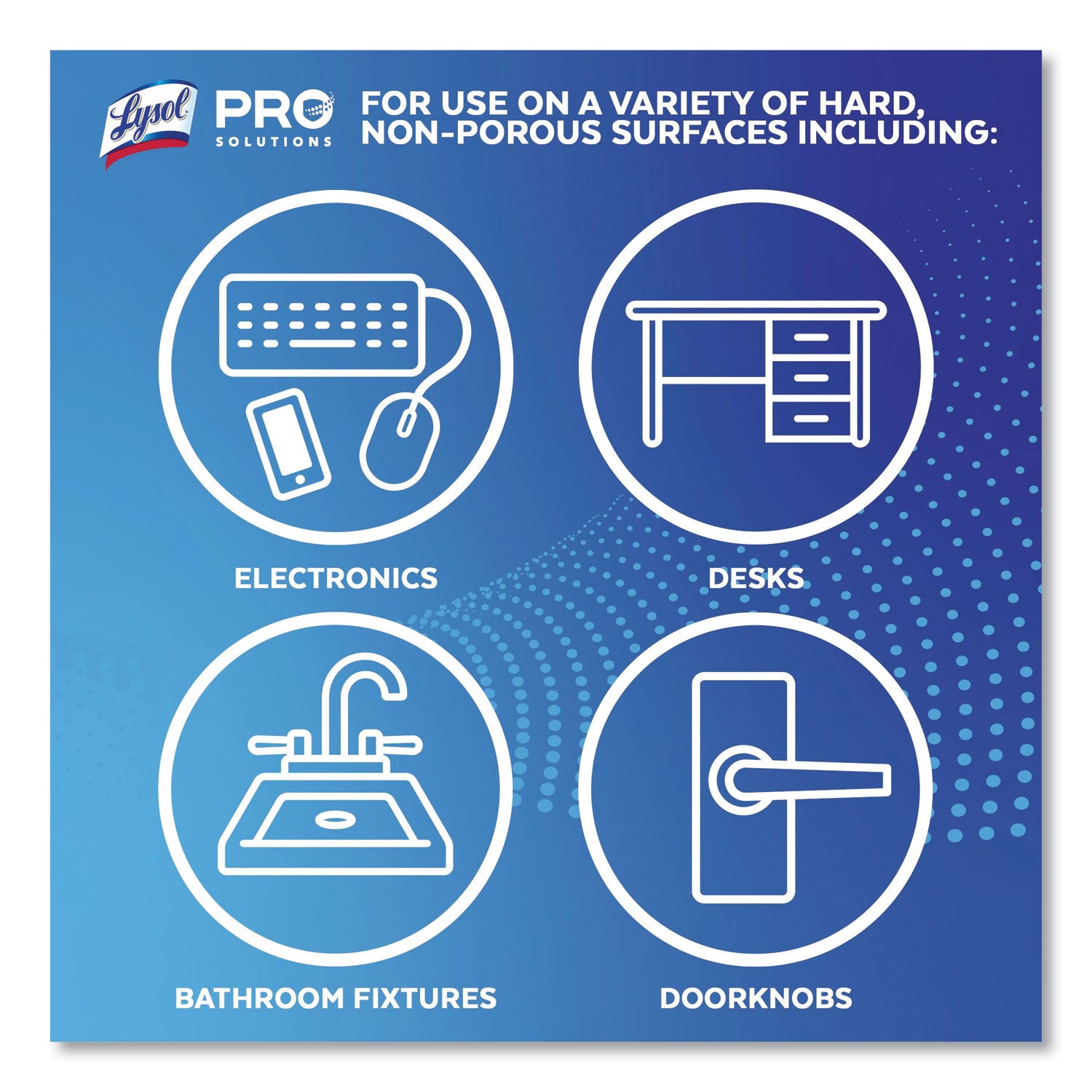 LYSOL® Brand Disinfecting Wipes, 1-Ply, 7 x 7.25, Lemon and Lime Blossom, White, 80 Wipes/Canister, 3 Canisters/Pack