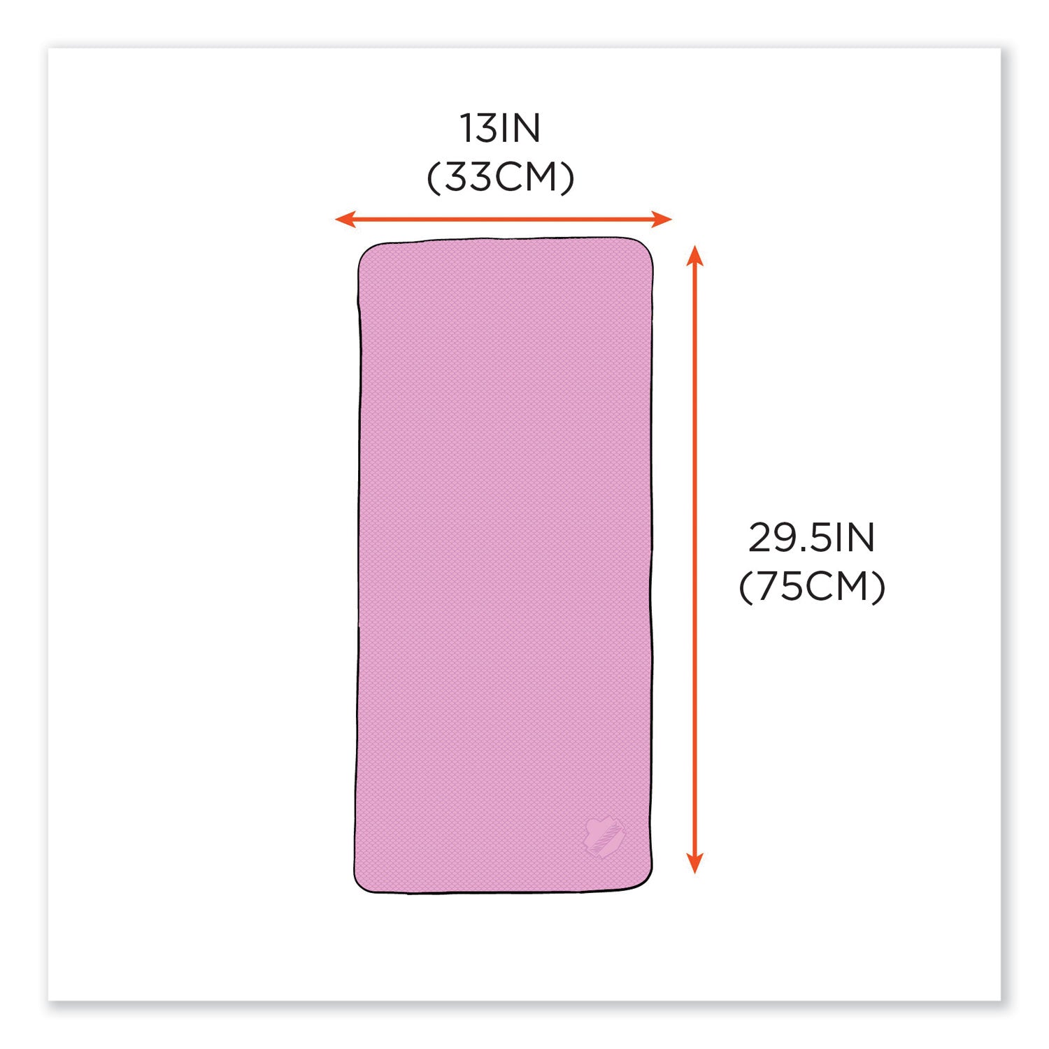 Ergodyne® Chill-Its 6602 Evaporative PVA Cooling Towel, 29.5 x 13, One Size Fits Most, PVA, Pink