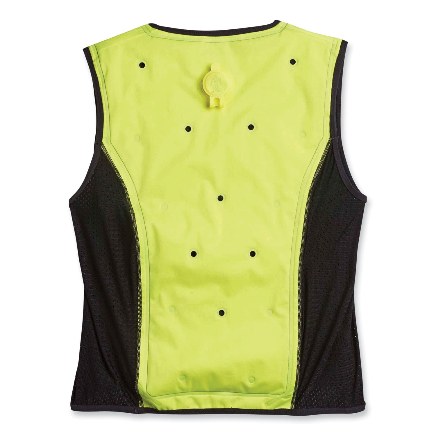 ergodyne® Chill-Its 6685 Premium Dry Evaporative Cooling Vest with Zipper, Nylon, 3X-Large, Lime