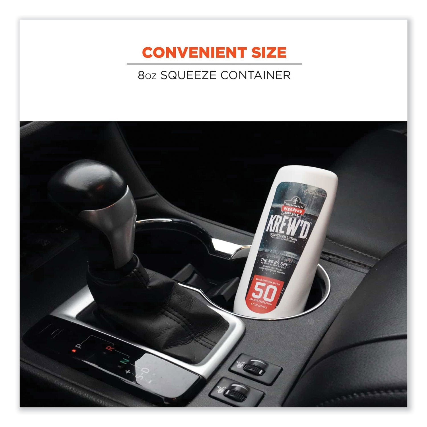 ergodyne® Krewd 6351 SPF 50 Sunscreen Lotion, 8 oz Bottle