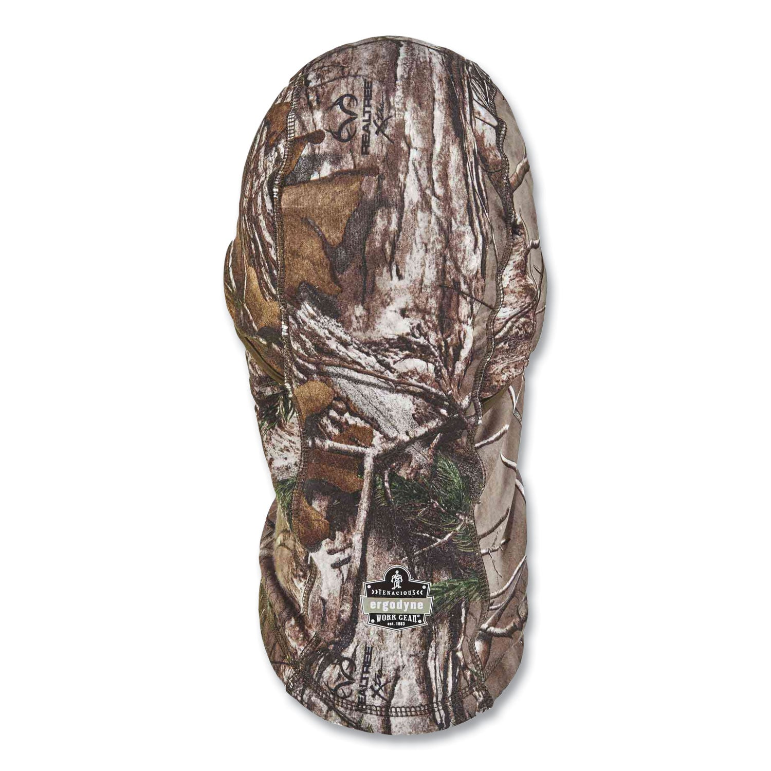 Ergodyne® N-Ferno 6823 Hinged Balaclava Face Mask, Fleece, One Size Fits Most, Realtree Edge