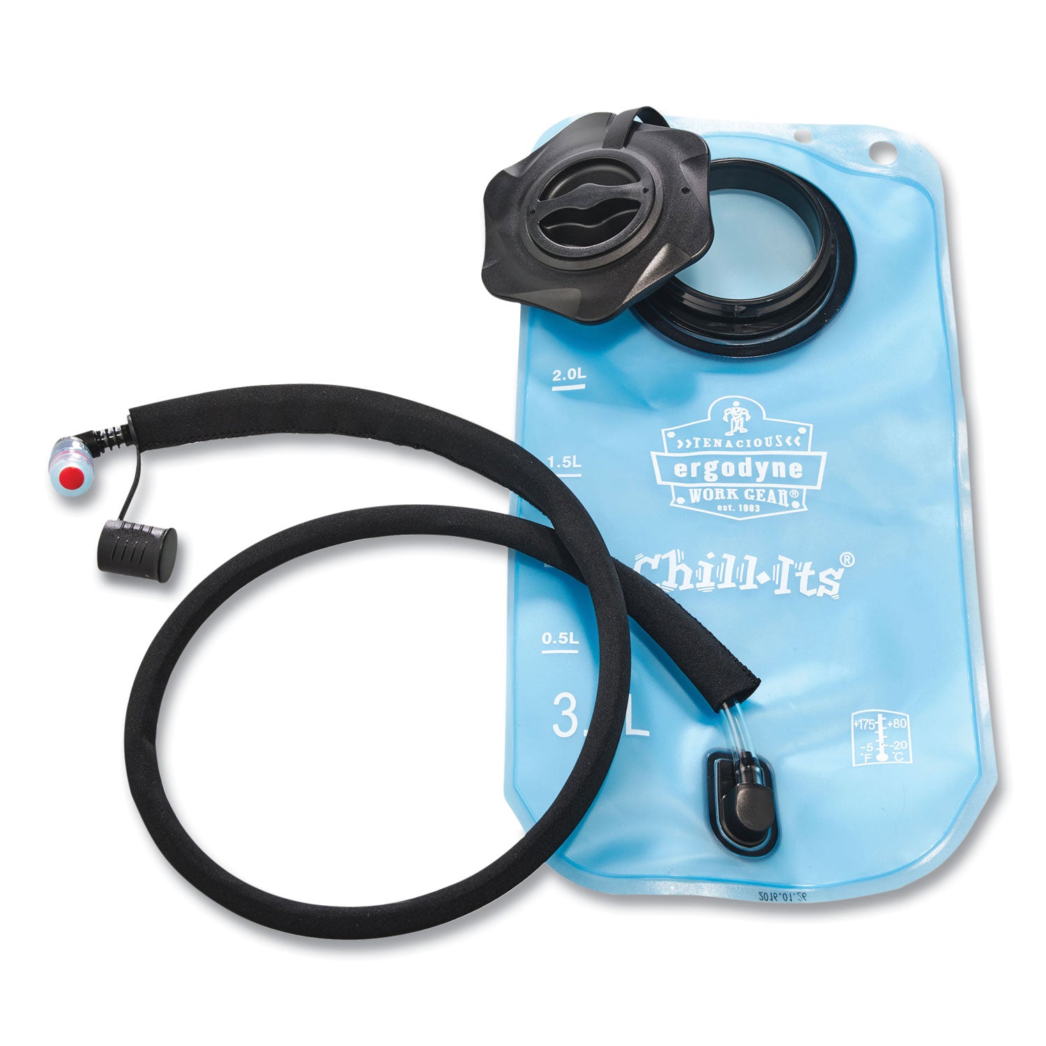 ergodyne® Chill-Its 5156 Low Profile Hydration Pack, 3 L, Hi-Vis Lime