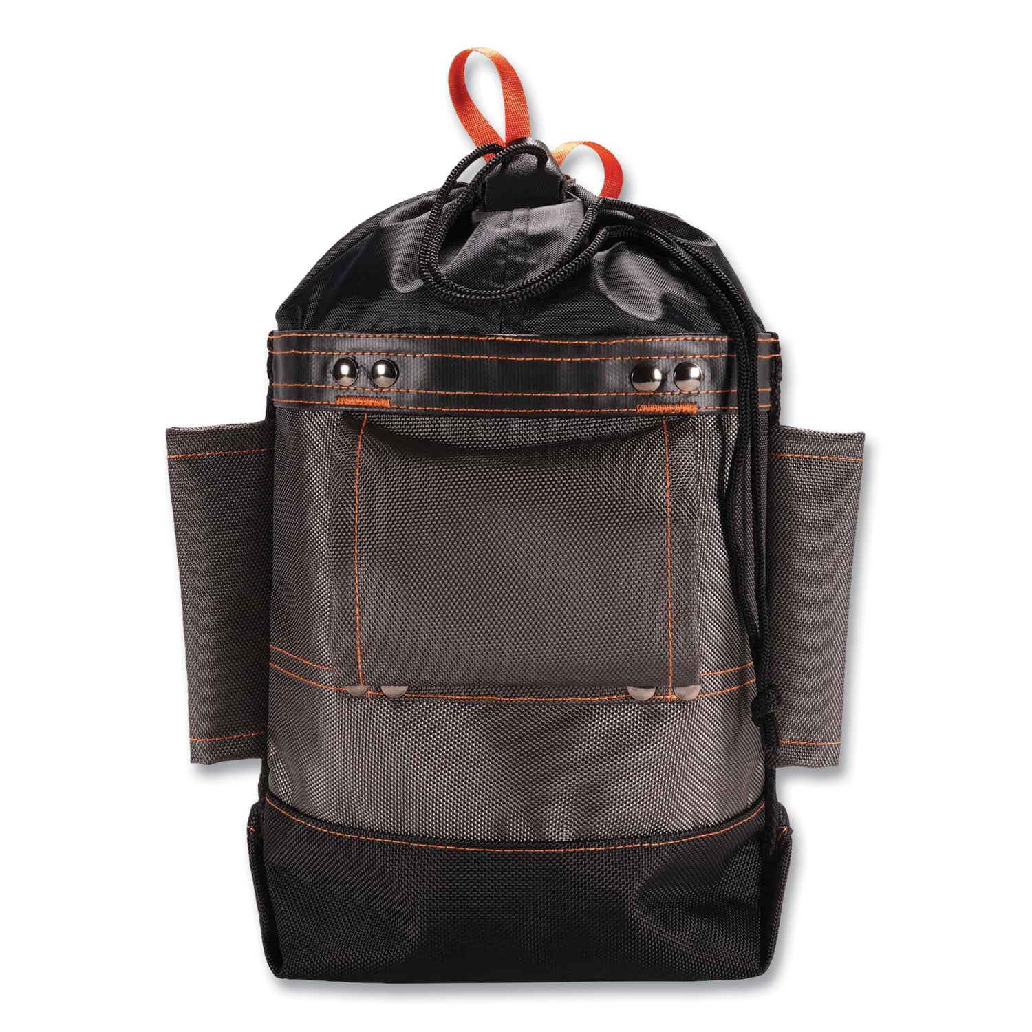 ergodyne® Arsenal 5926 Topped Bolt Bag Tool Pouch, Short, 5 x 10 x 9, Ballistic Polyester, Black/Gray