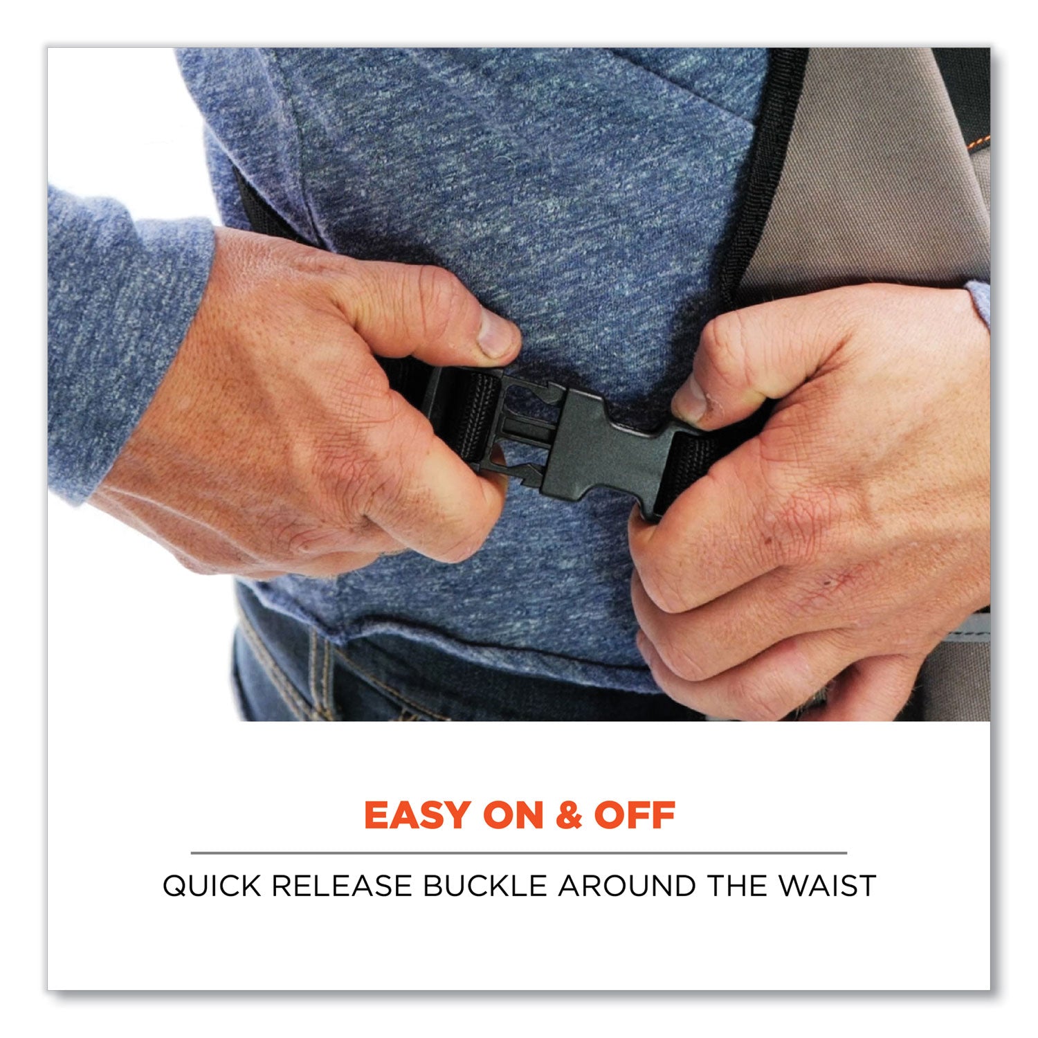 ergodyne® Arsenal 5700 16-Pocket Apron, 16 Compartments, 20.8 x 23.6, Canvas, Gray