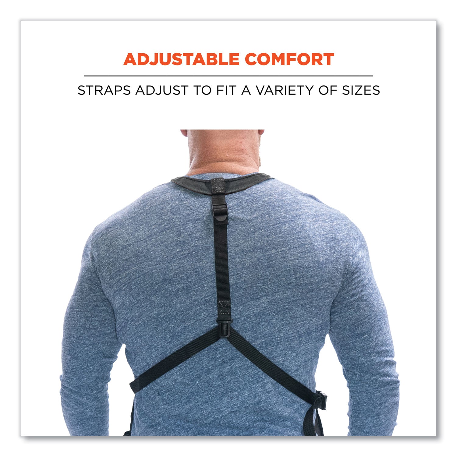 ergodyne® Arsenal 5700 16-Pocket Apron, 16 Compartments, 20.8 x 23.6, Canvas, Gray