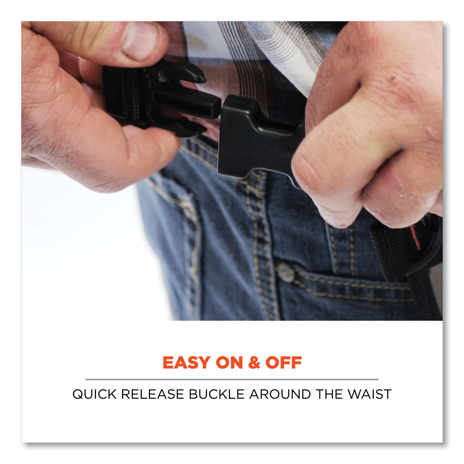 ergodyne® Arsenal 5707 Canvas Waist Apron, 14 Compartments, 25.5 x 34, Canvas, Gray