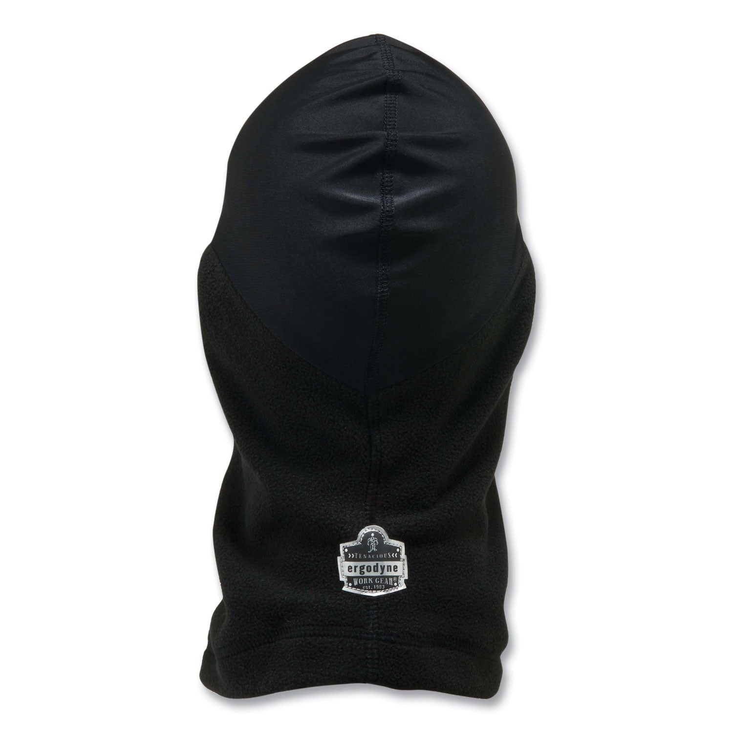 ergodyne® N-Ferno 6822 Balaclava Spandex Top Face Mask, Spandex/Fleece, One Size Fits Most, Black