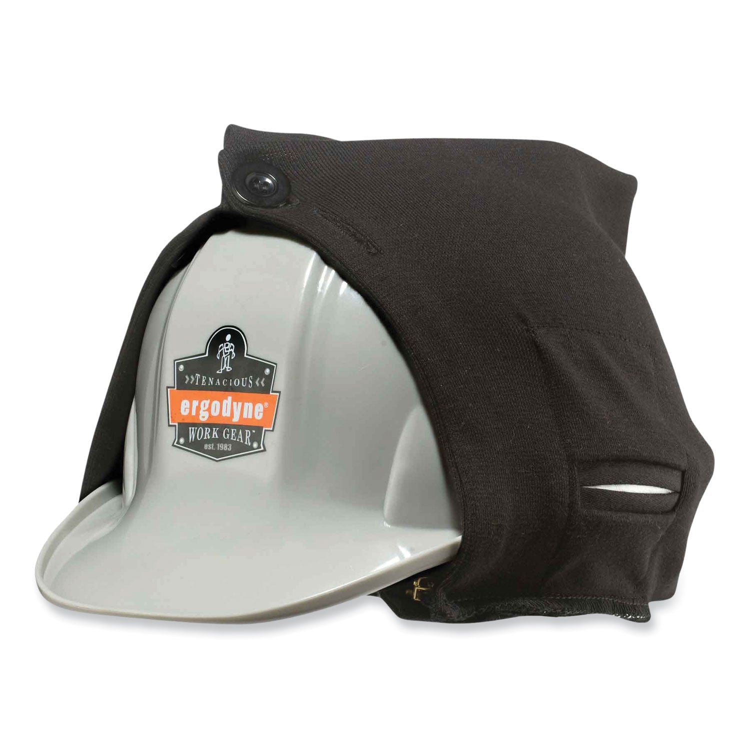 ergodyne® N-Ferno 6885 2-Layer FR Zip-Off Winter Liner, Modacrylic Cotton, One Size Fits Most, Black