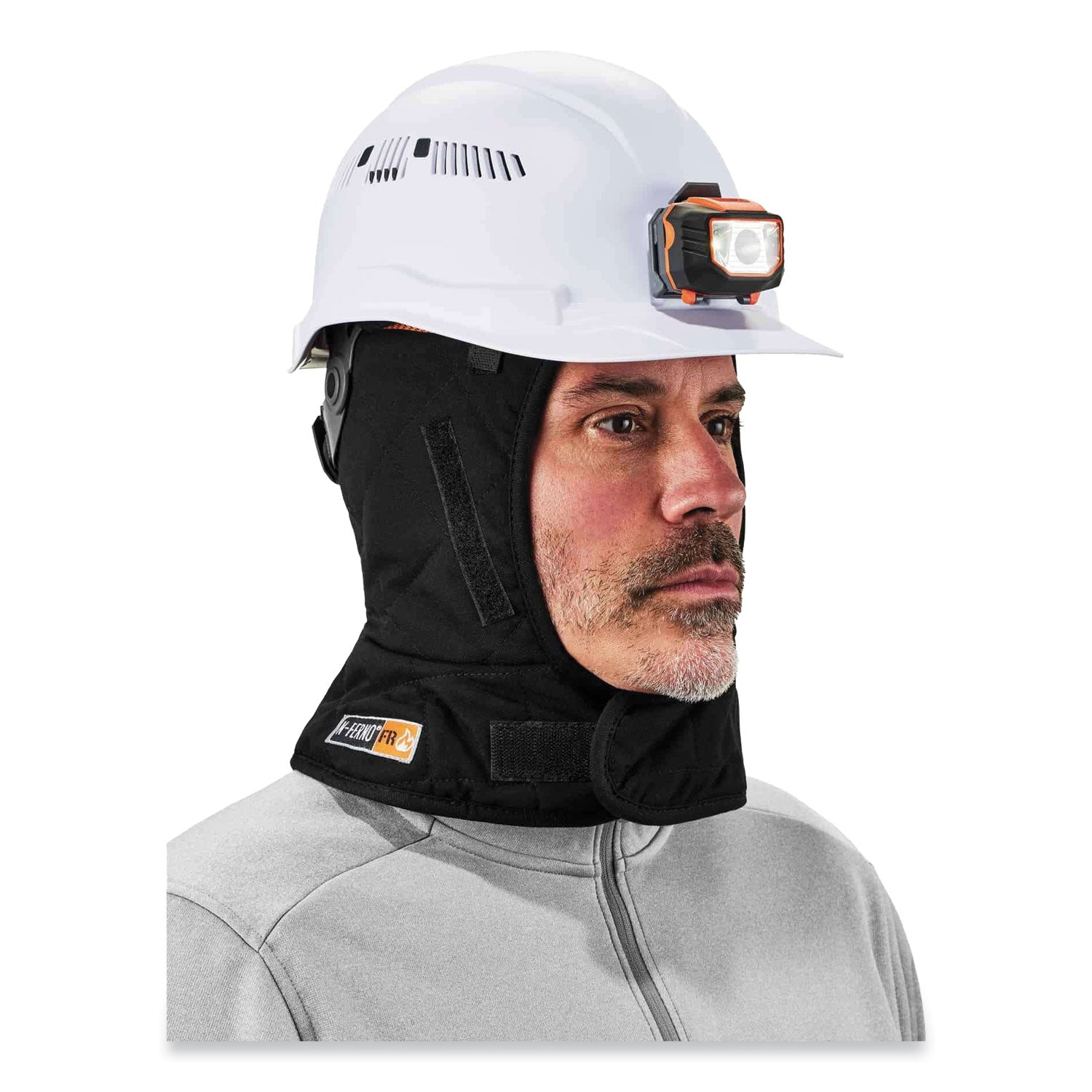 ergodyne® N-Ferno 6892 3-Layer FR Cotton Shoulder Winter Liner, 3M FR Thinsulate/Modacrylic Cotton, Black