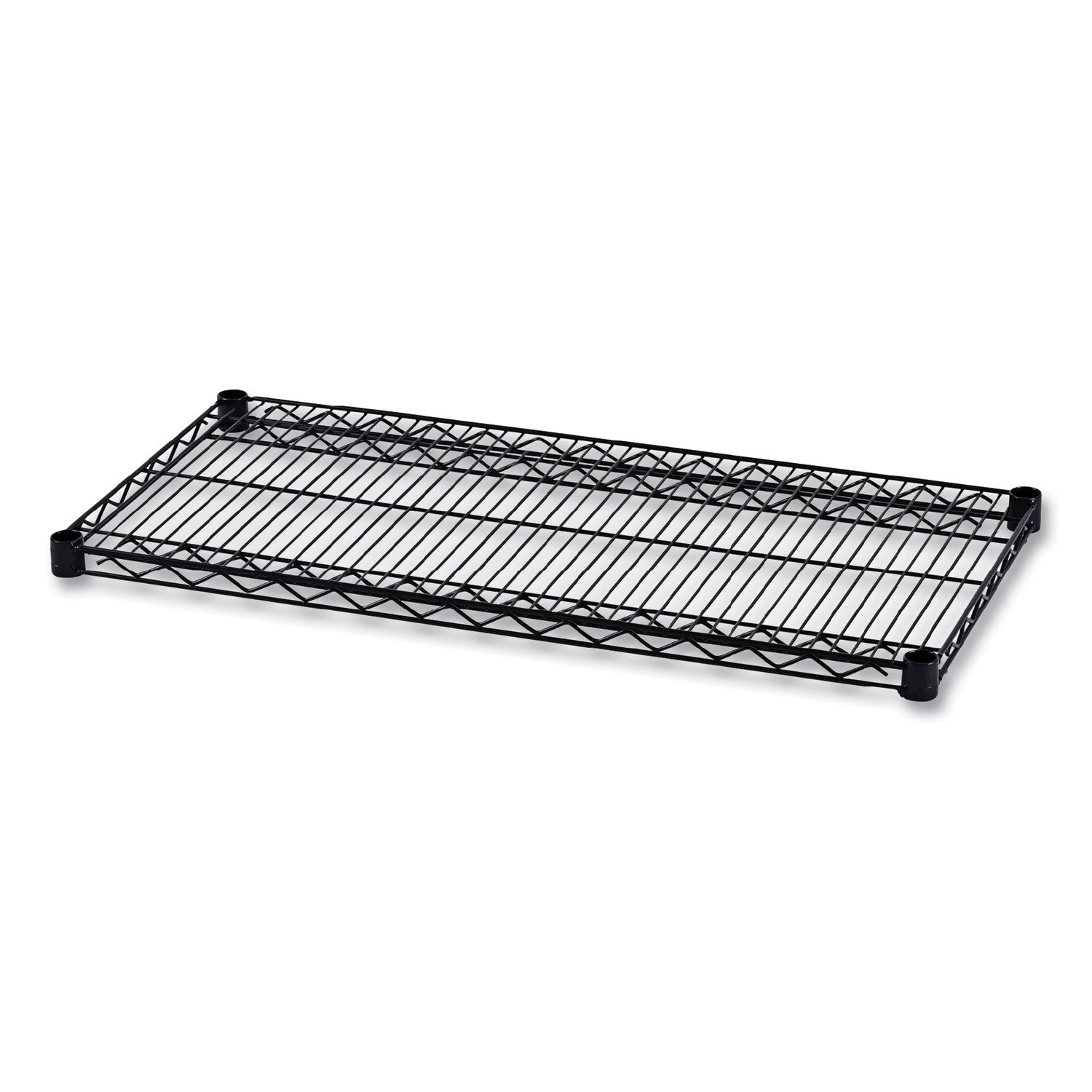 Industrial Wire Shelving Extra Wire Shelves, 36w x 18d, Black, 2 Shelves/Carton