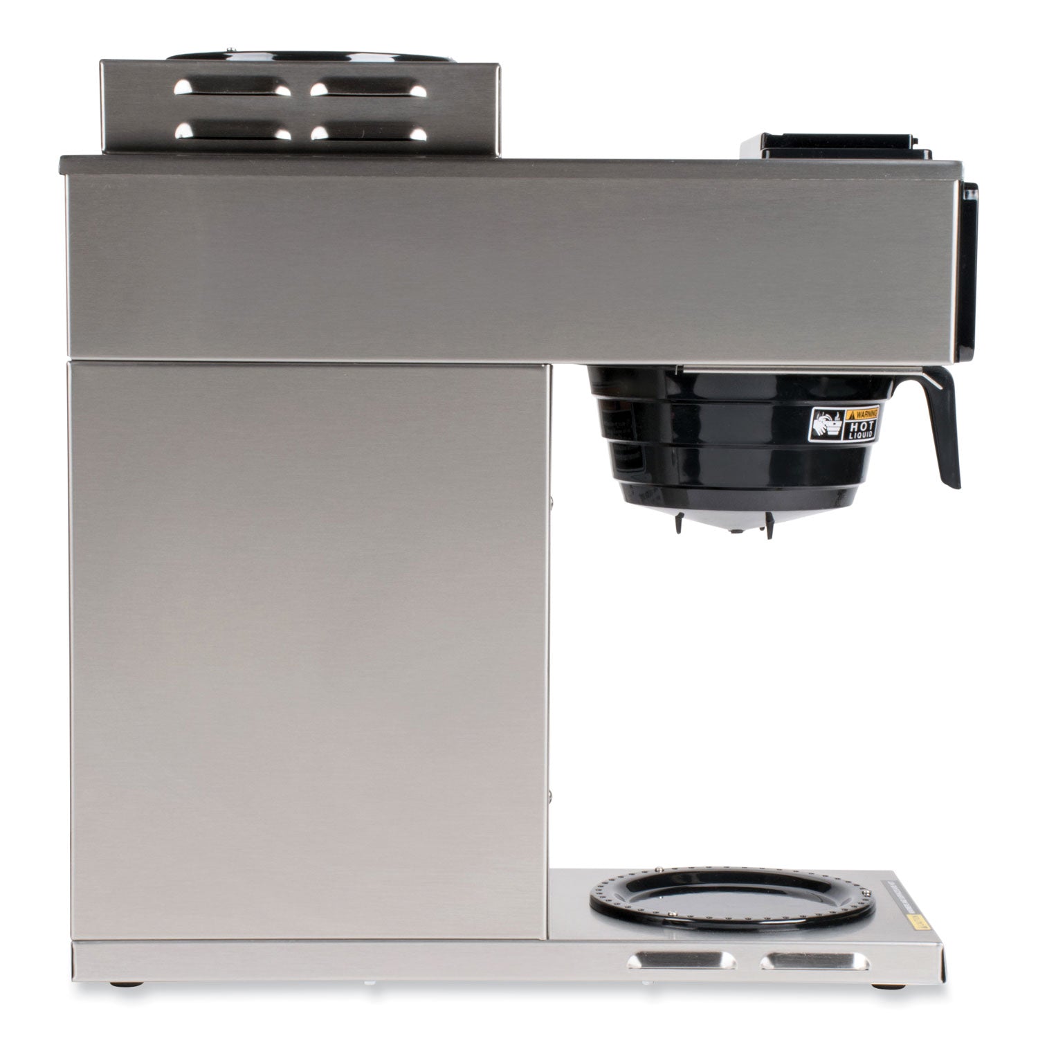 BUNN® VP17-2 12-Cup Pourover Coffee Brewer, Black/Stainless Steel