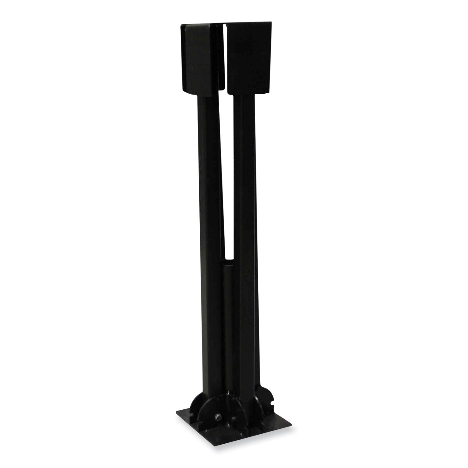 ergodyne® Shax 6190 Umbrella Stand, 1.65" Cylinder with Set Screw Clamp, Metal, 48 x 48 x 10, Black