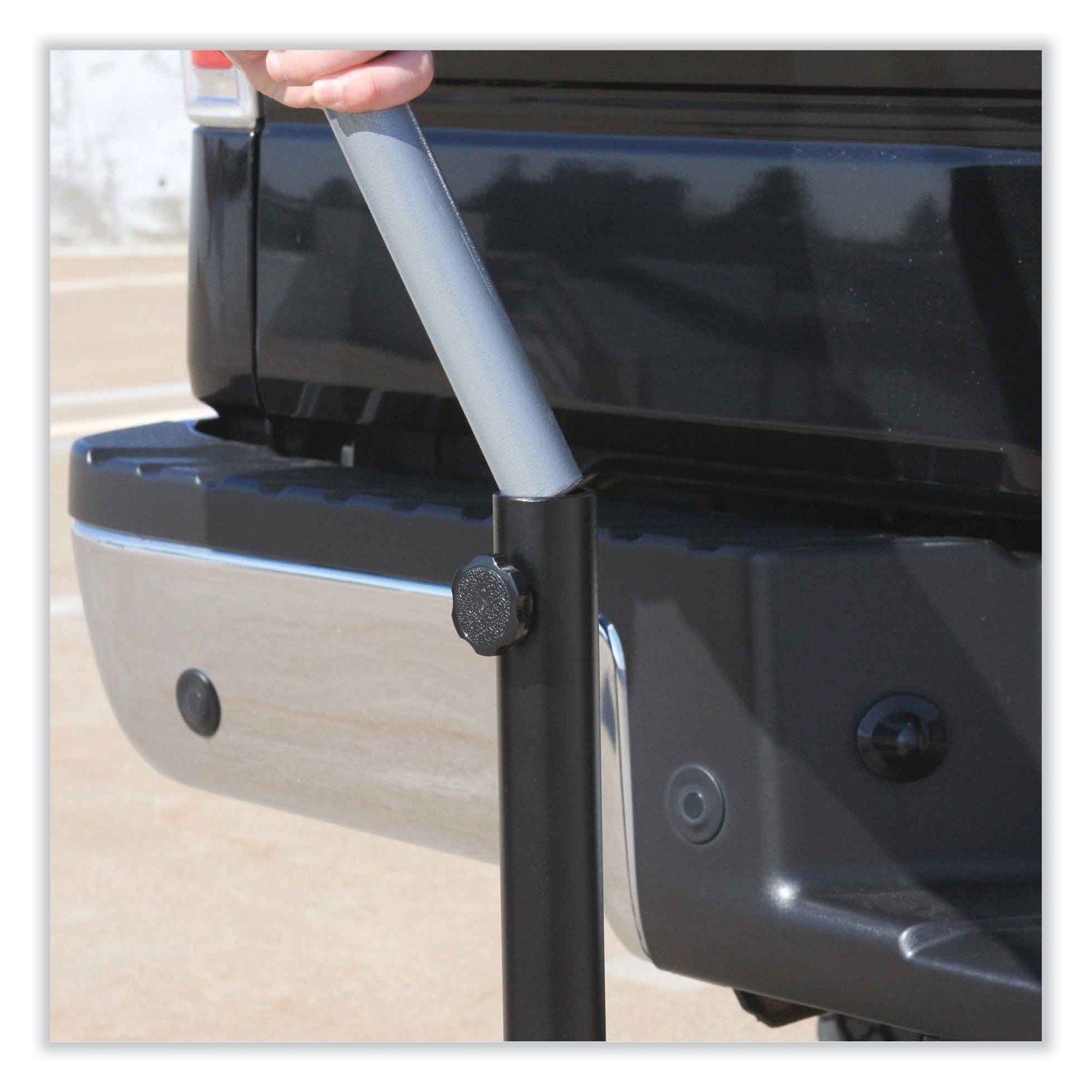 ergodyne® SHAX 6193 Umbrella Trailer Hitch Mount, For Standard 2" Trailer Hitch Receivers, Black