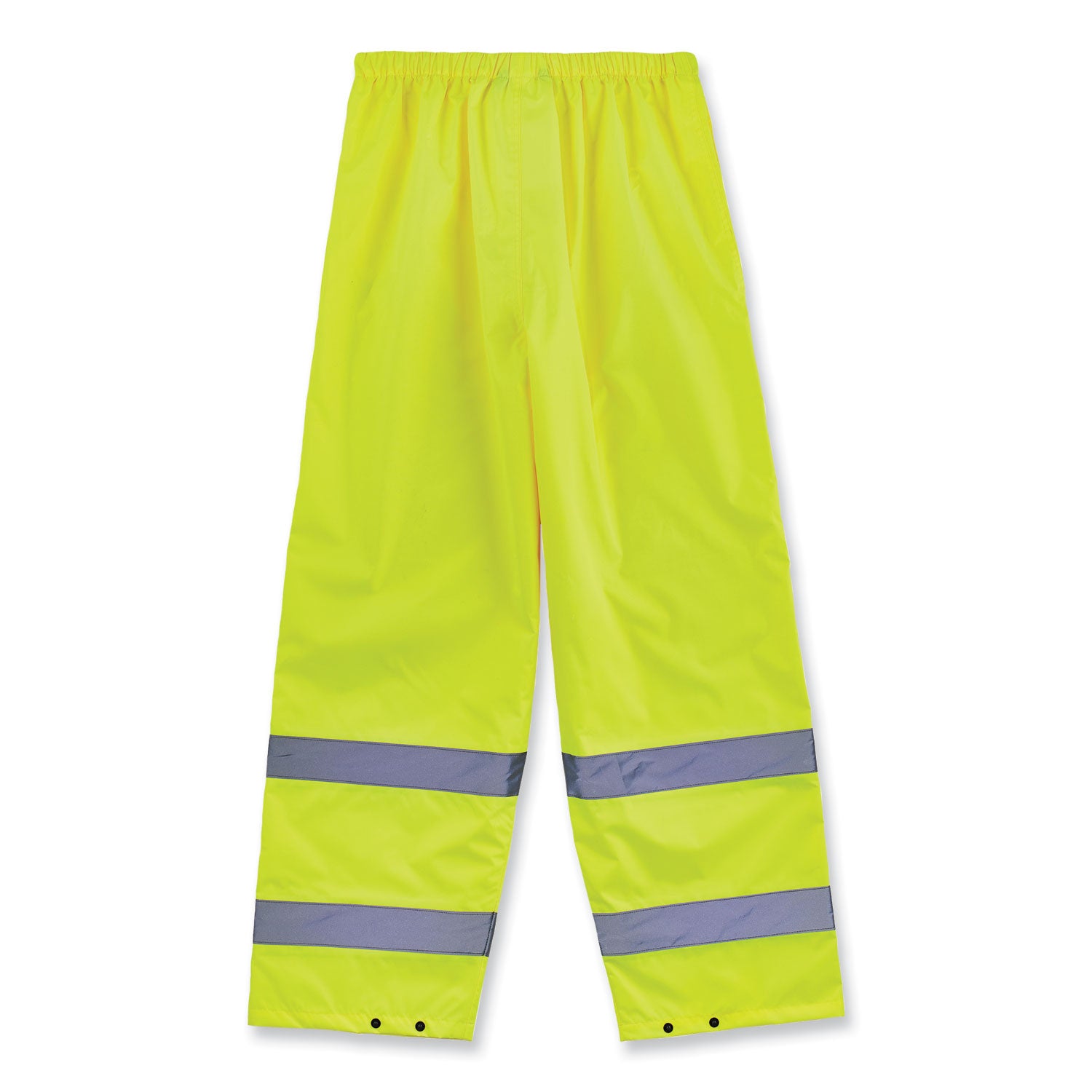 ergodyne® GloWear 8916 Class E Lightweight Hi-Vis Rain Pants, 3X-Large, Lime