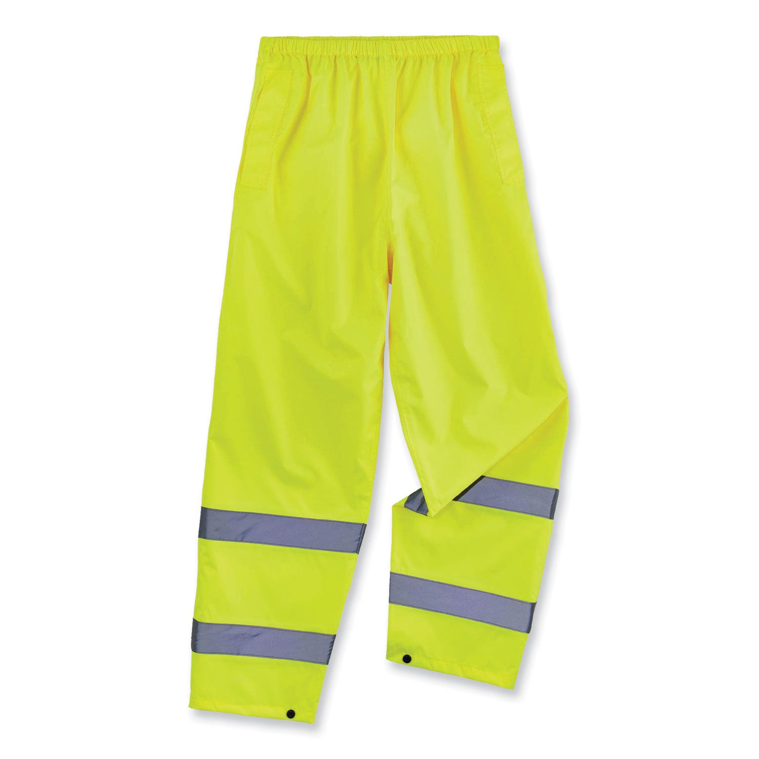 GloWear 8916 Class E Lightweight Hi-Vis Rain Pants, 3X-Large, Lime