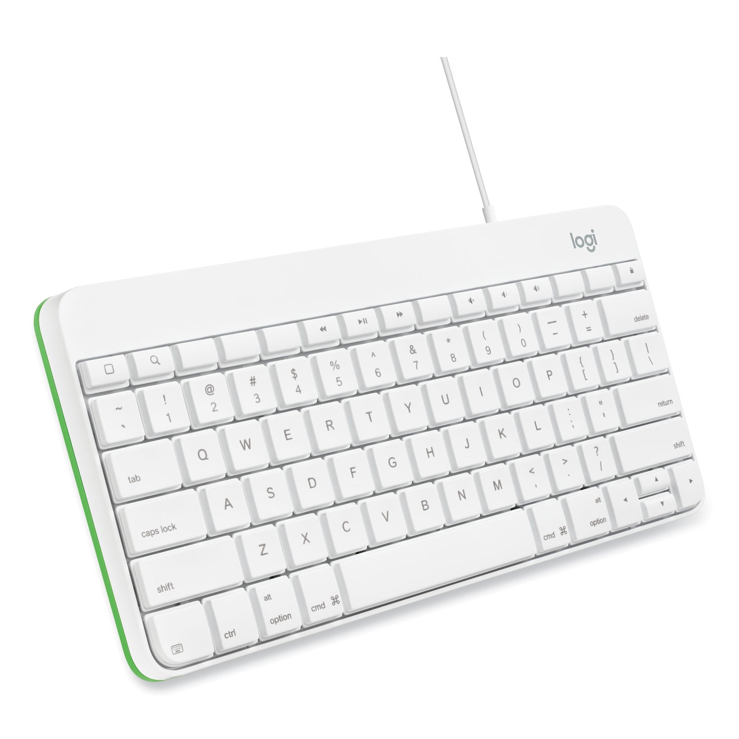 Logitech® Wired Keyboard for iPad, Apple Lightning, White